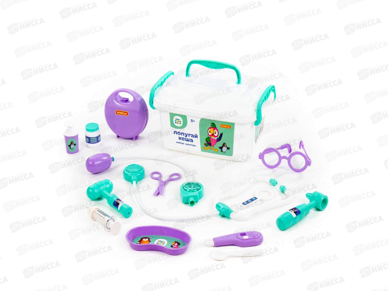 Набор &quotПопугай Кеша&quot доктор, в контейнере 83333 *4