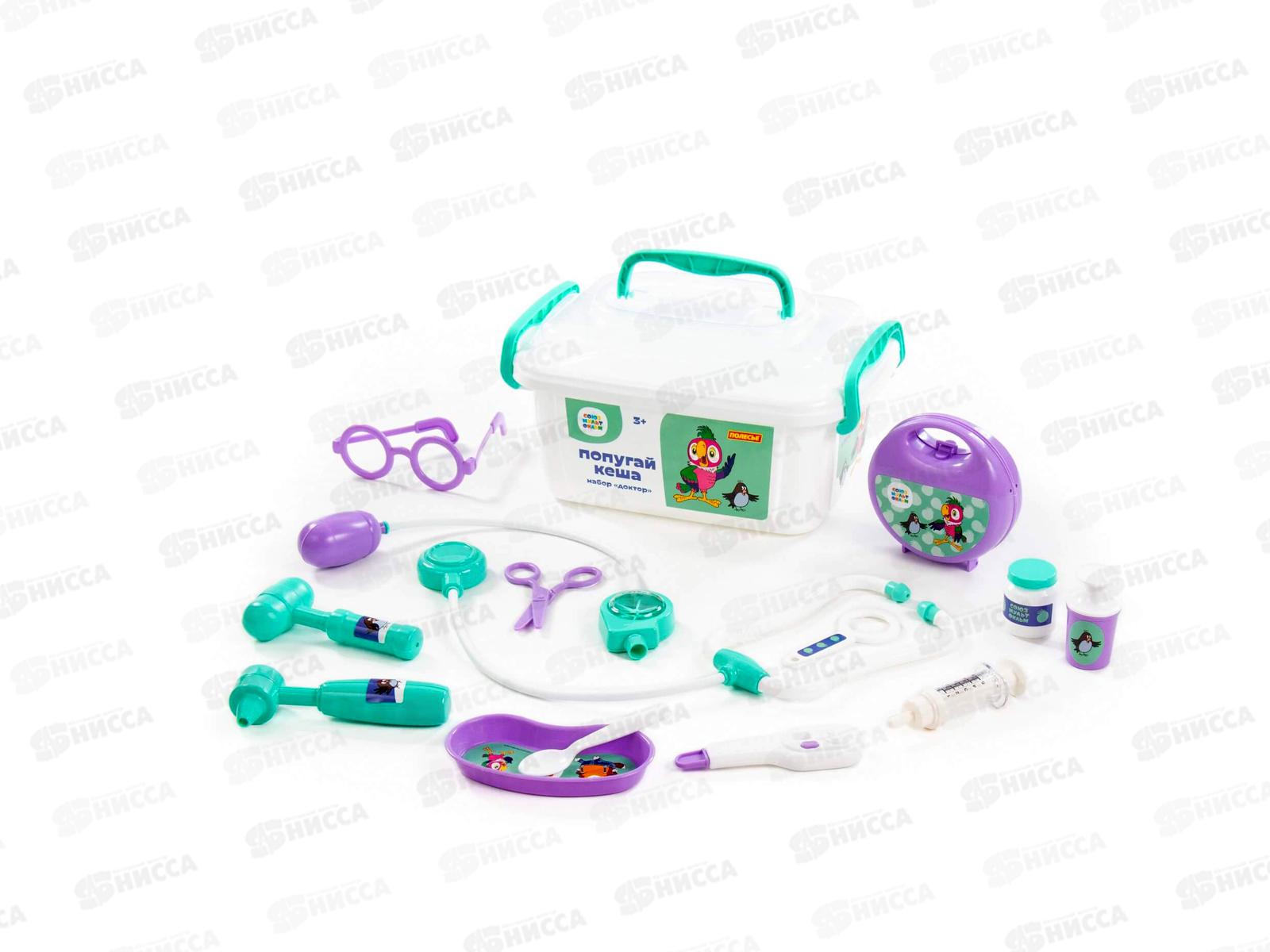 Набор &quotПопугай Кеша&quot доктор, в контейнере 83333 *4