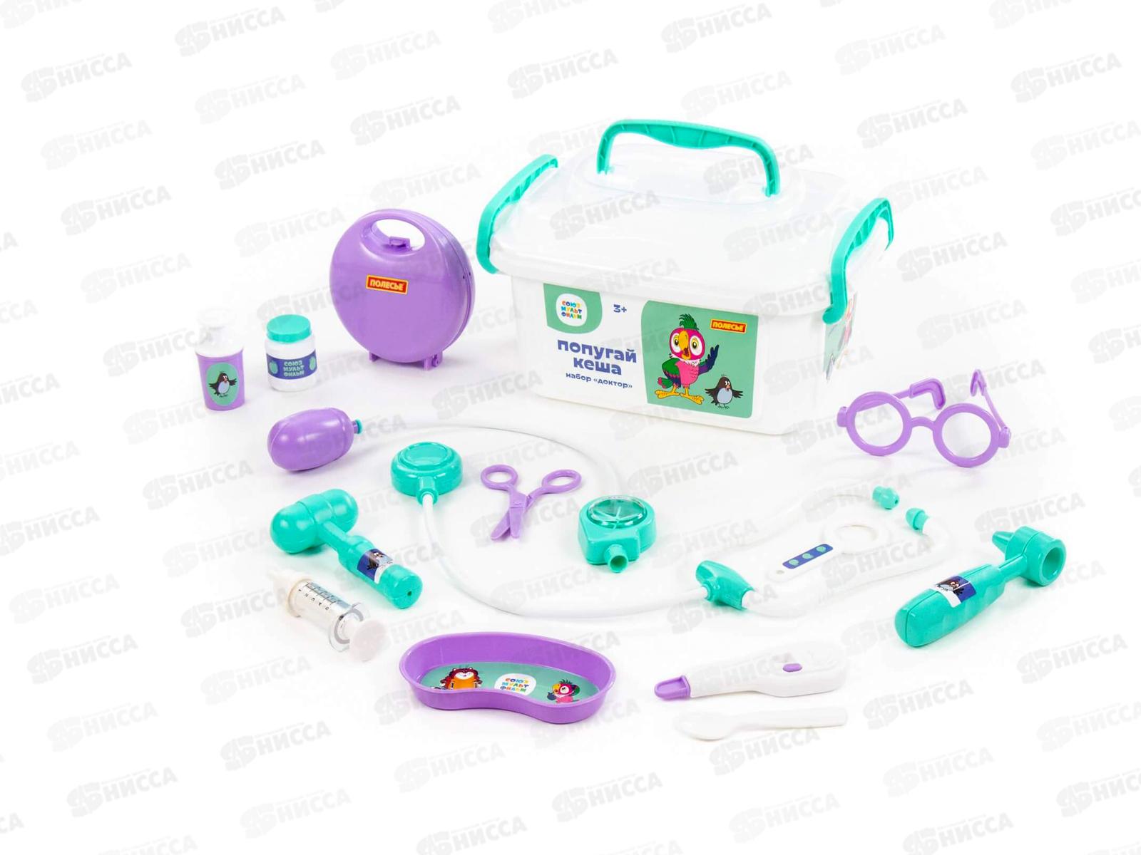 Набор &quotПопугай Кеша&quot доктор, в контейнере 83333 *4