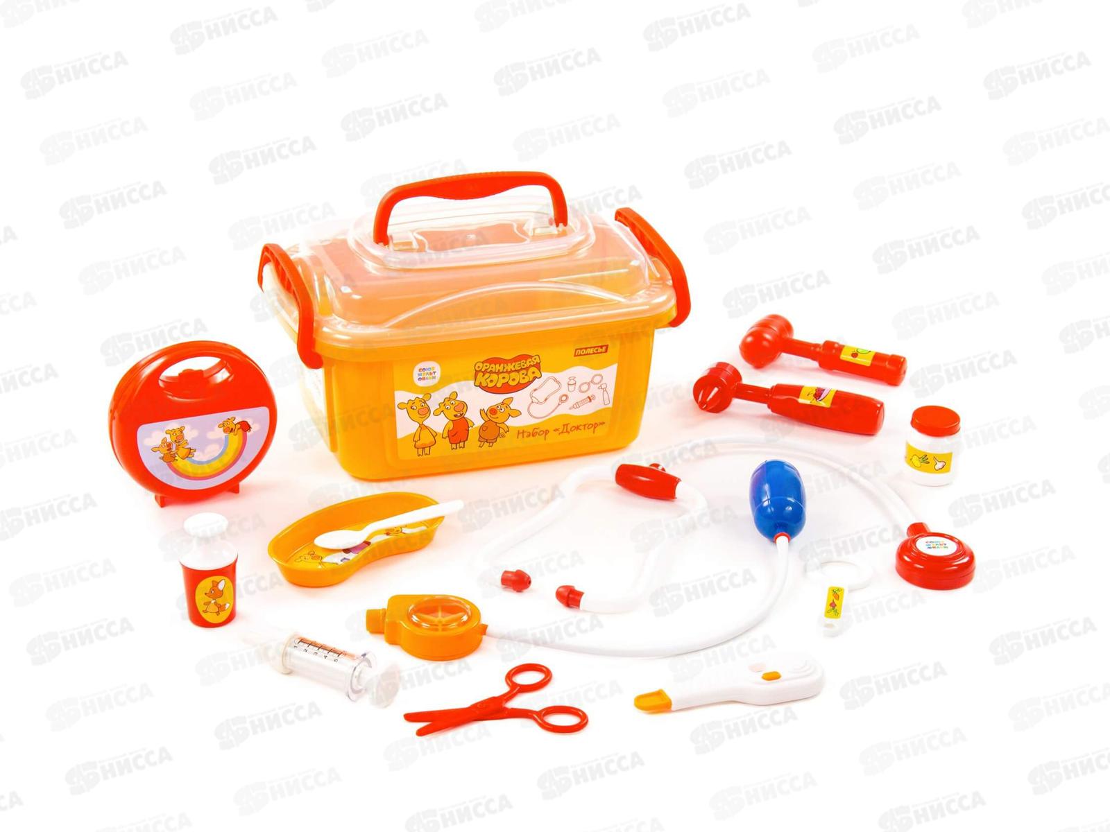 Набор &quotОранжевая корова&quot доктор, в контейнере 83357 *4