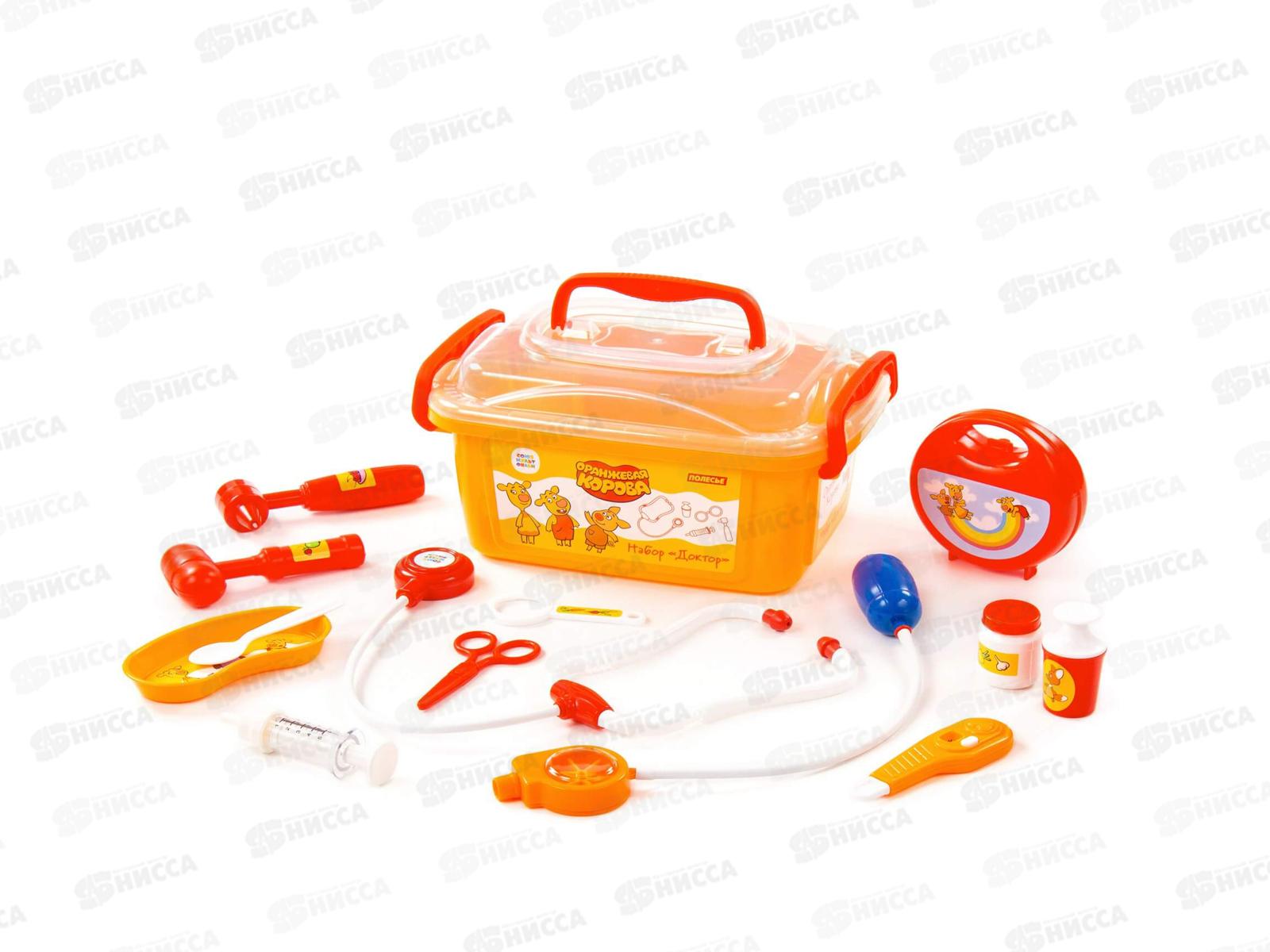 Набор &quotОранжевая корова&quot доктор, в контейнере 83357 *4