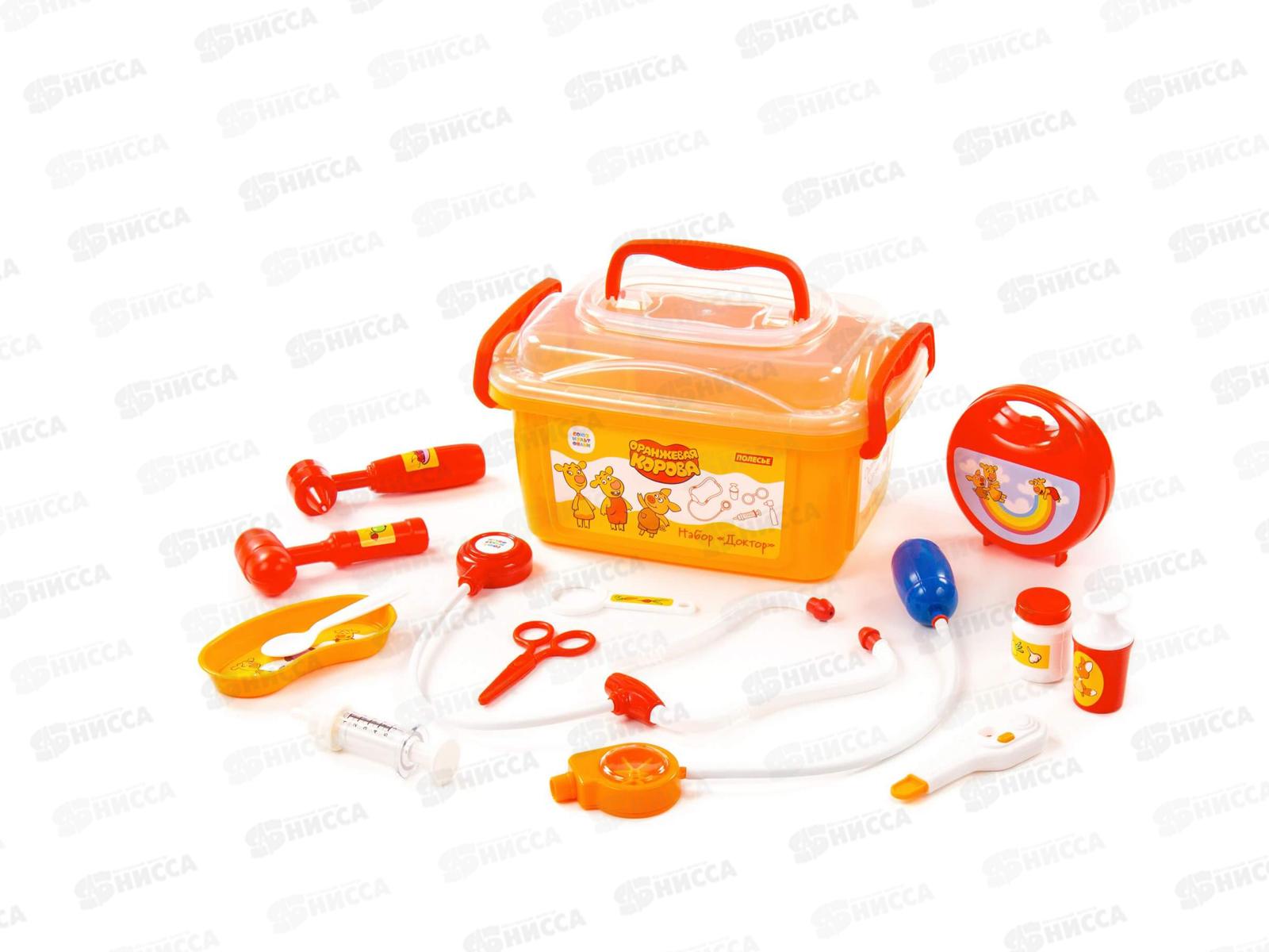 Набор &quotОранжевая корова&quot доктор, в контейнере 83357 *4