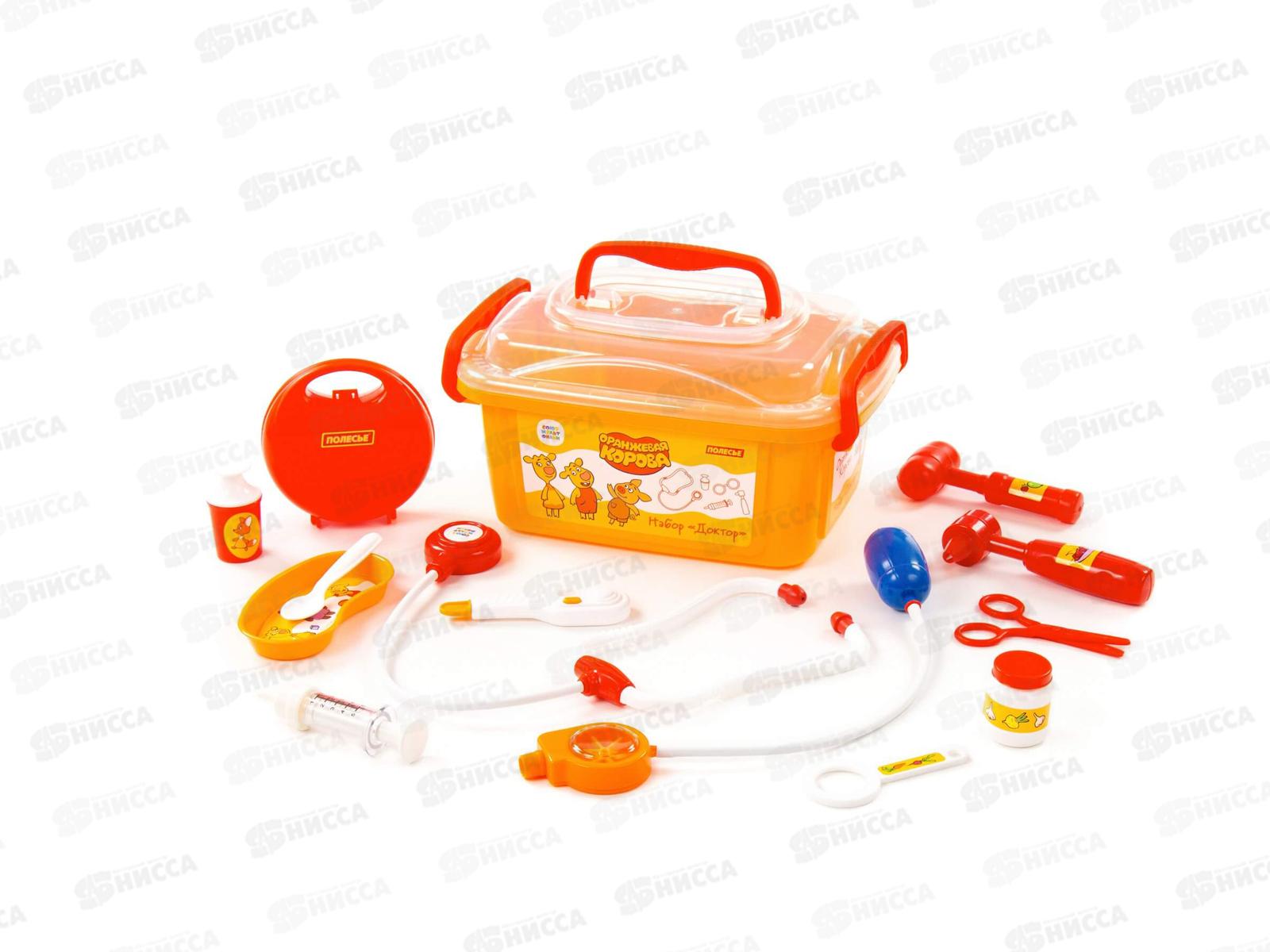 Набор &quotОранжевая корова&quot доктор, в контейнере 83357 *4