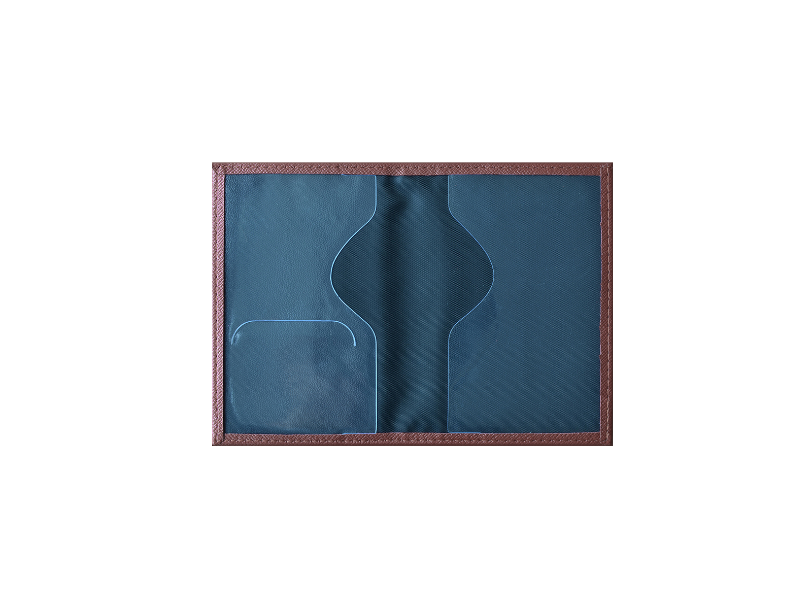 Обложка для паспорта OfficeSpace Бизнес кожзам,коричневый 254218 *5