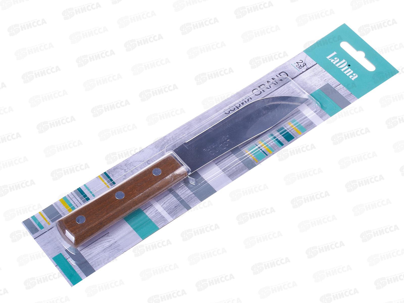 Нож кухонный GRAND деревянная ручка 23см 20049 *12