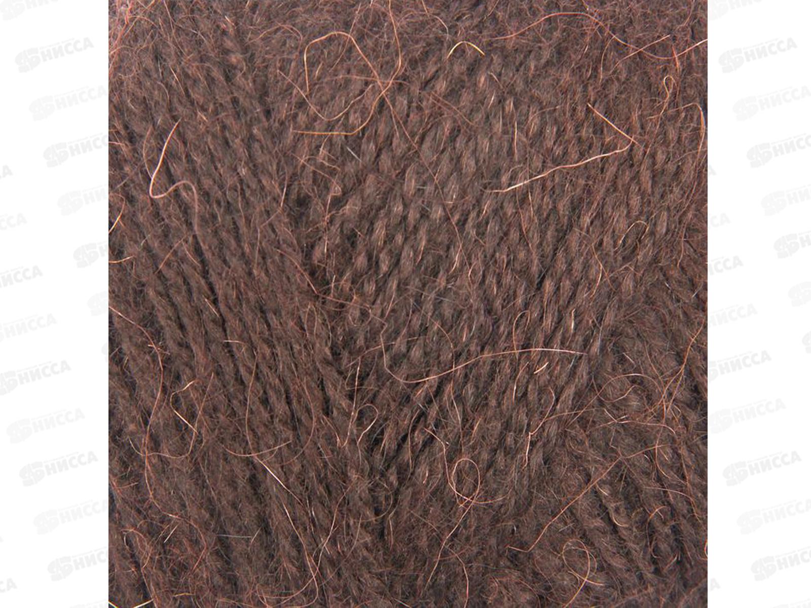 Пряжа Великолепная шоколад 17 акр70% анг30% 100г