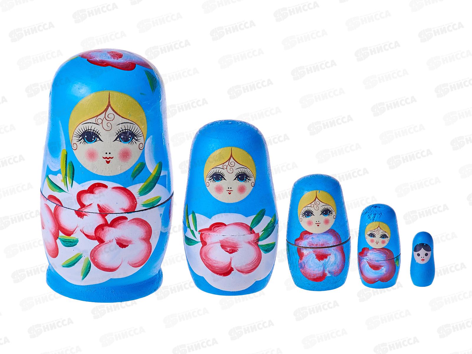 Матрешка 5шт деревянная (045190) Ж