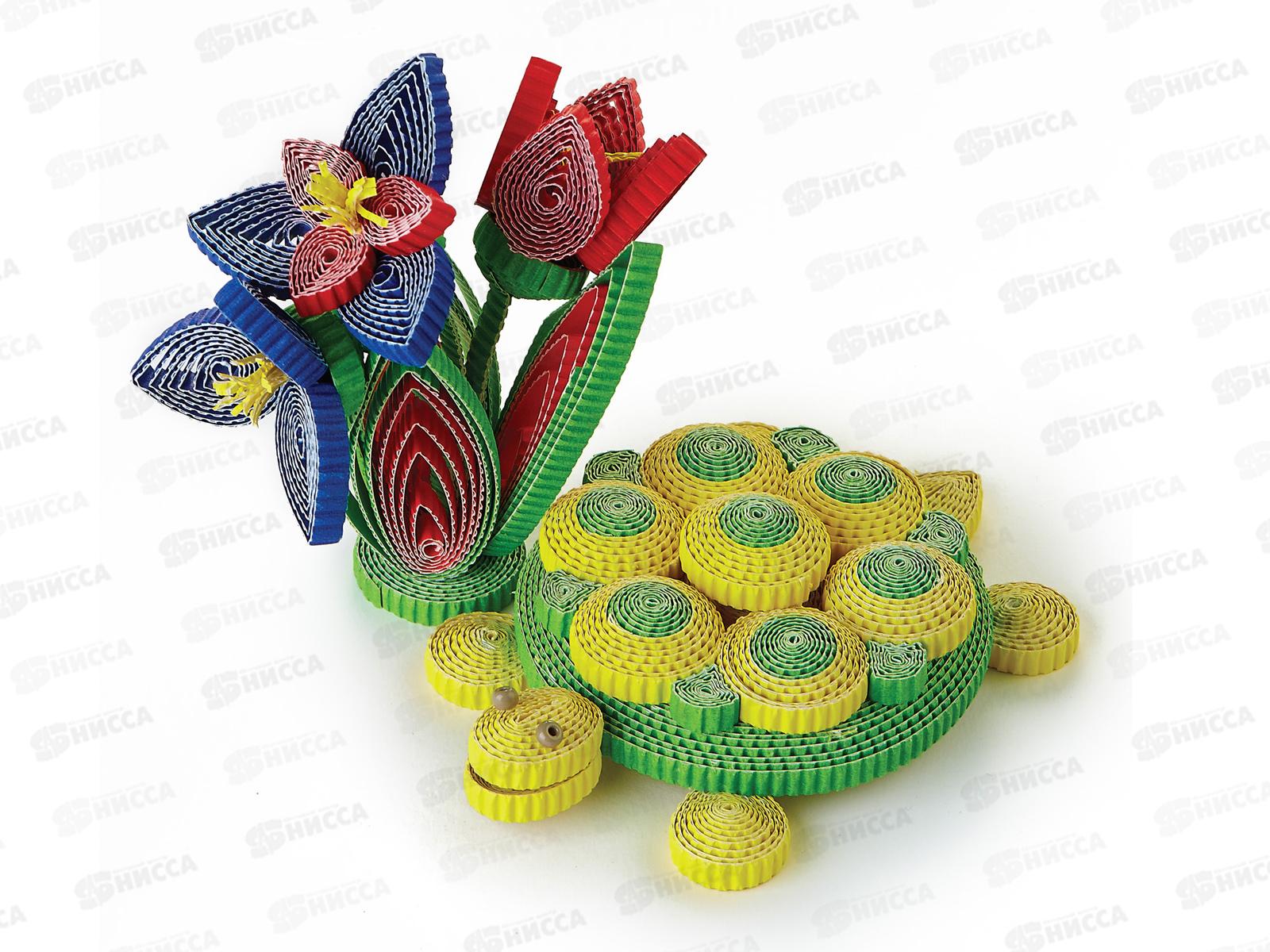 Набор д/гофроквиллинга АЛЬТ Черепаха и цветок 2-068/1*20