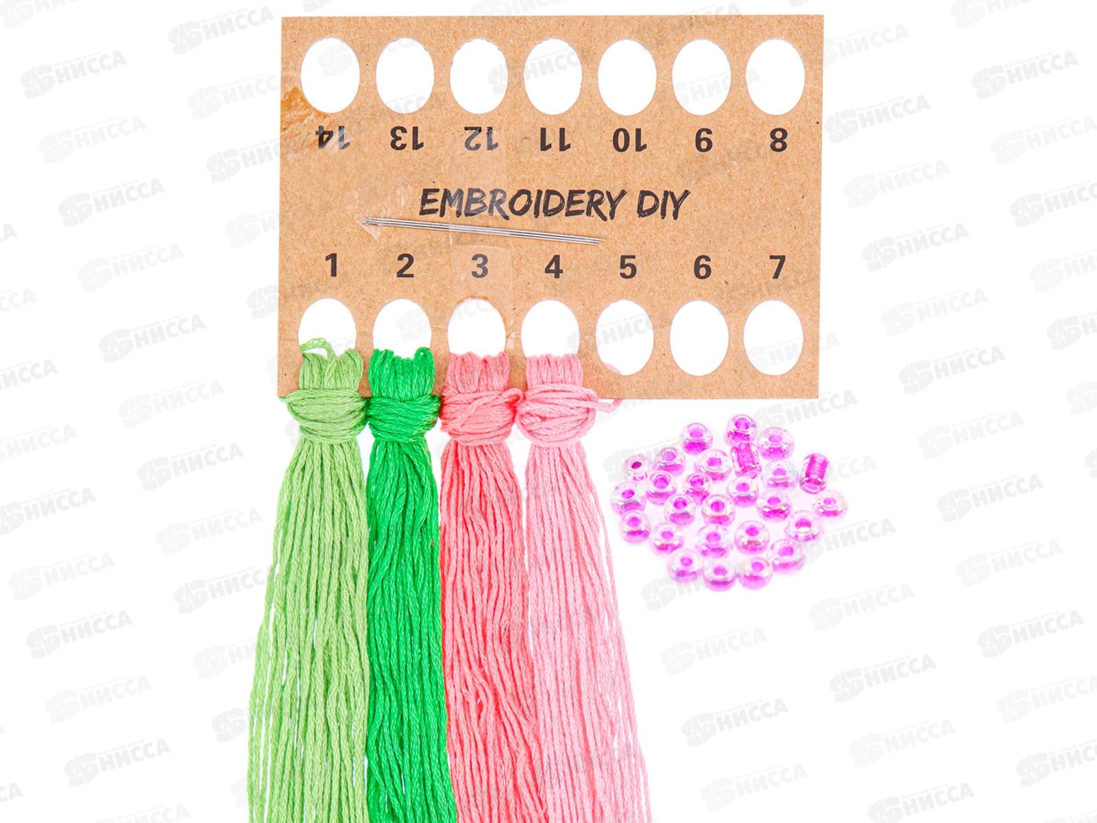 Набор для вышивания гладью Розовый букет, НШ-8026