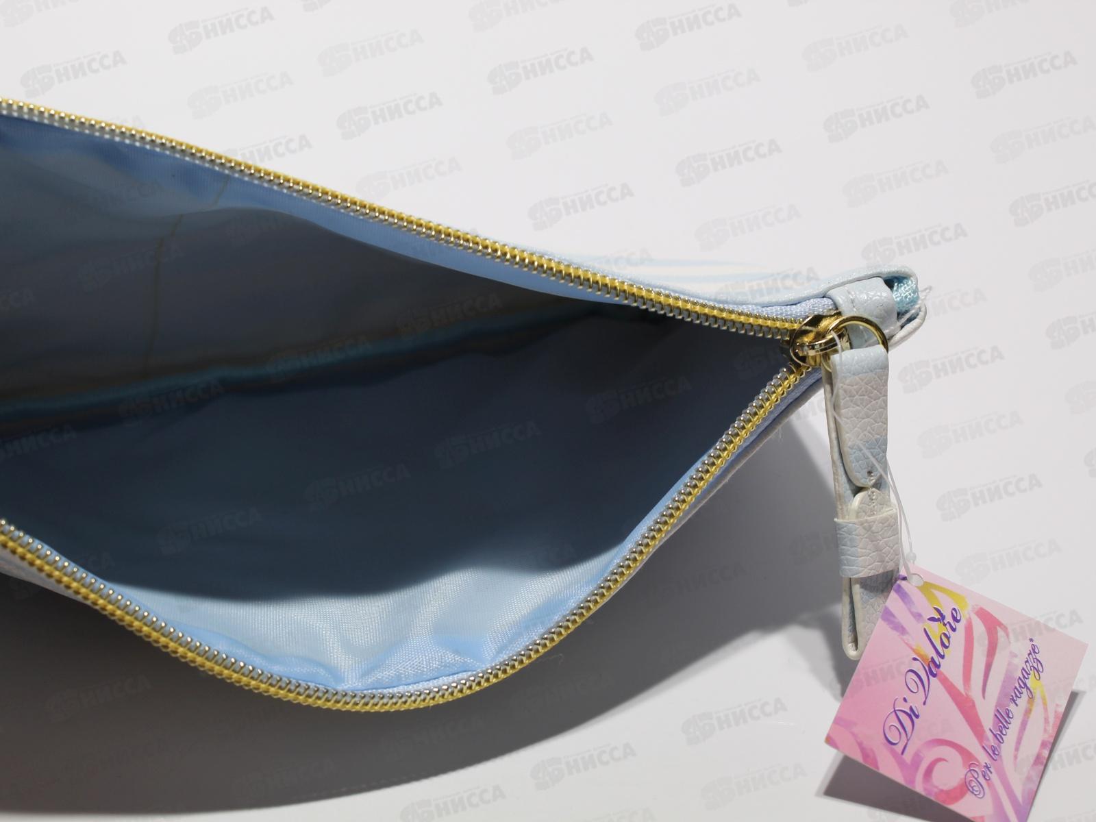 Косметичка Морские узоры 22,5*14,5*2,5см *12  117-050