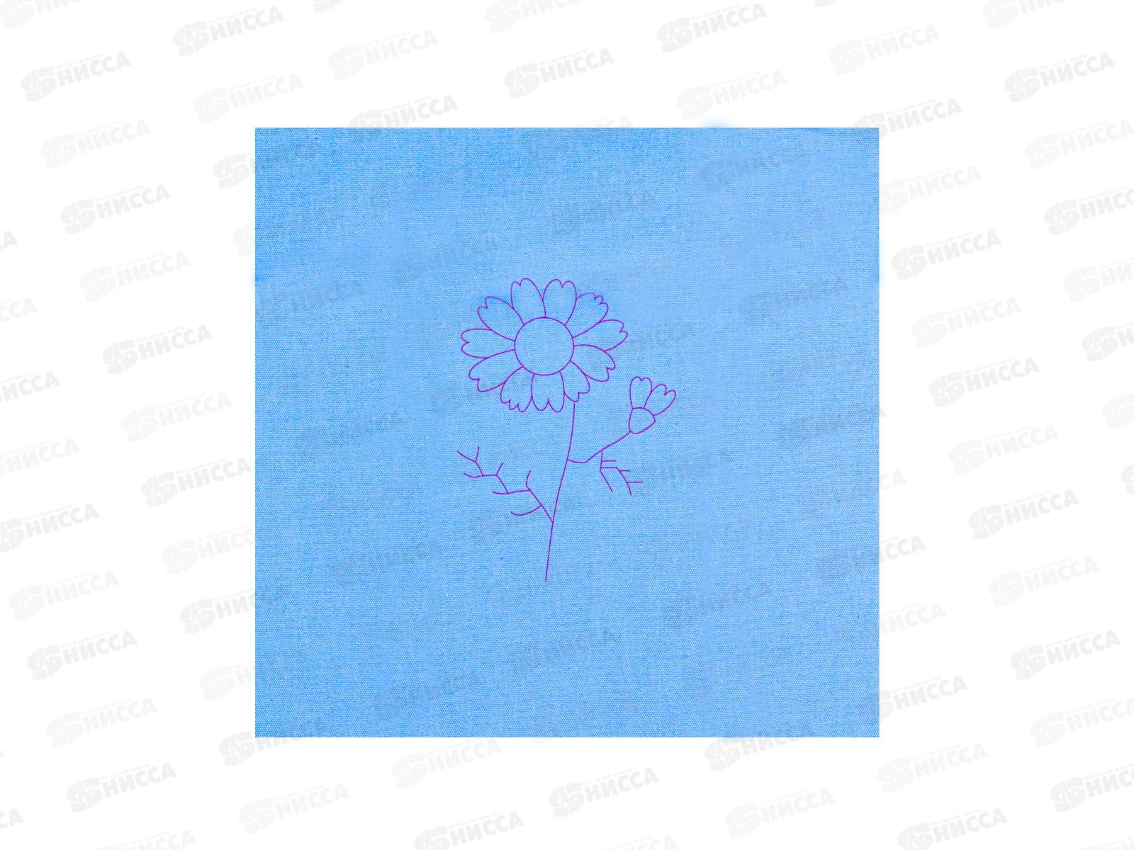 Набор для вышивания гладью Распустившийся цветок, НШ-8012