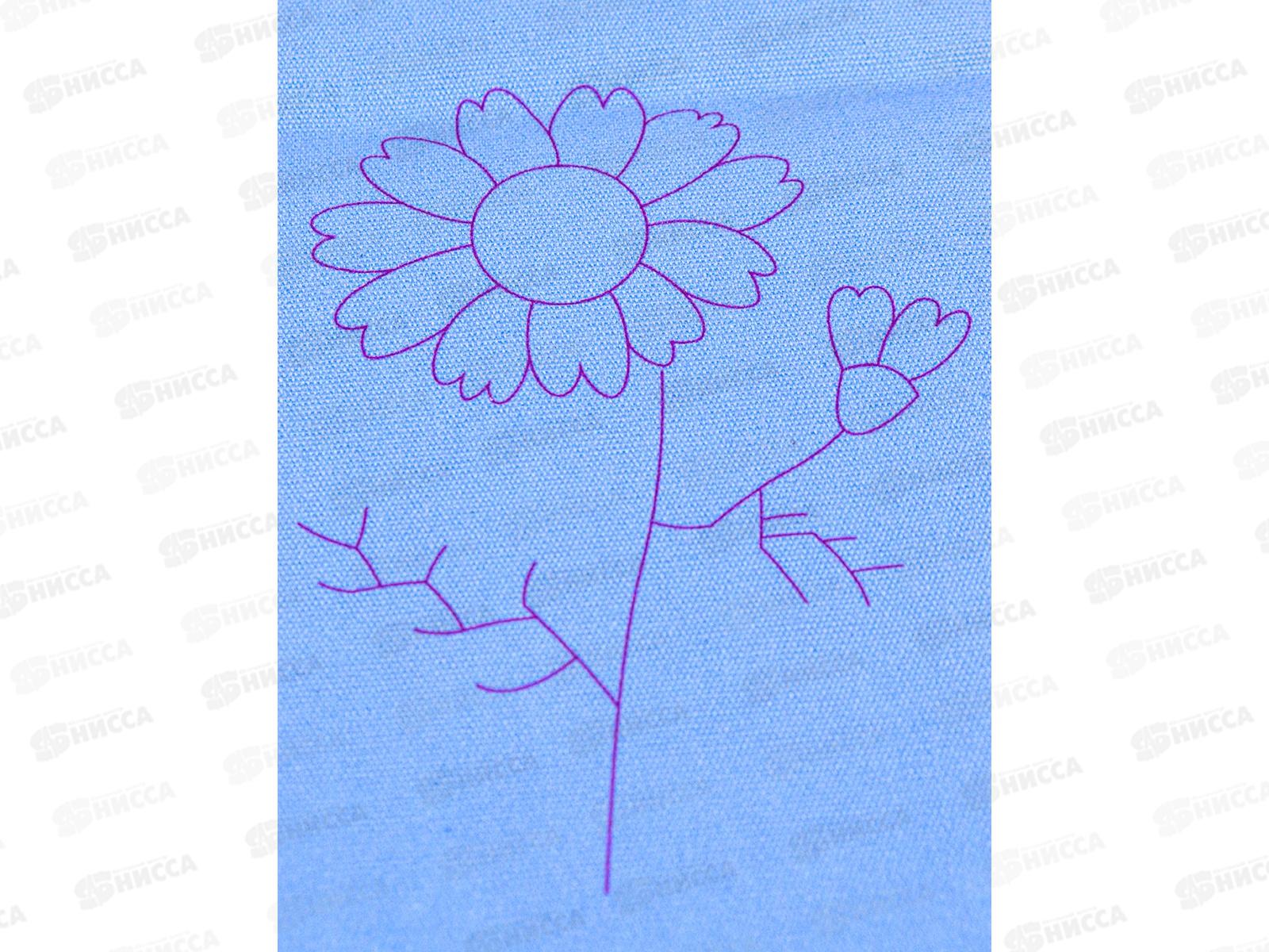 Набор для вышивания гладью Распустившийся цветок, НШ-8012