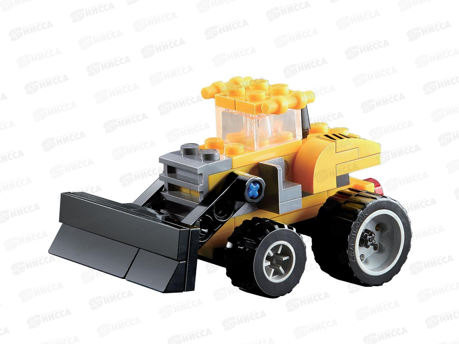 Конструктор Bondibon Стройка, Бульдозер 54дет ВВ3652