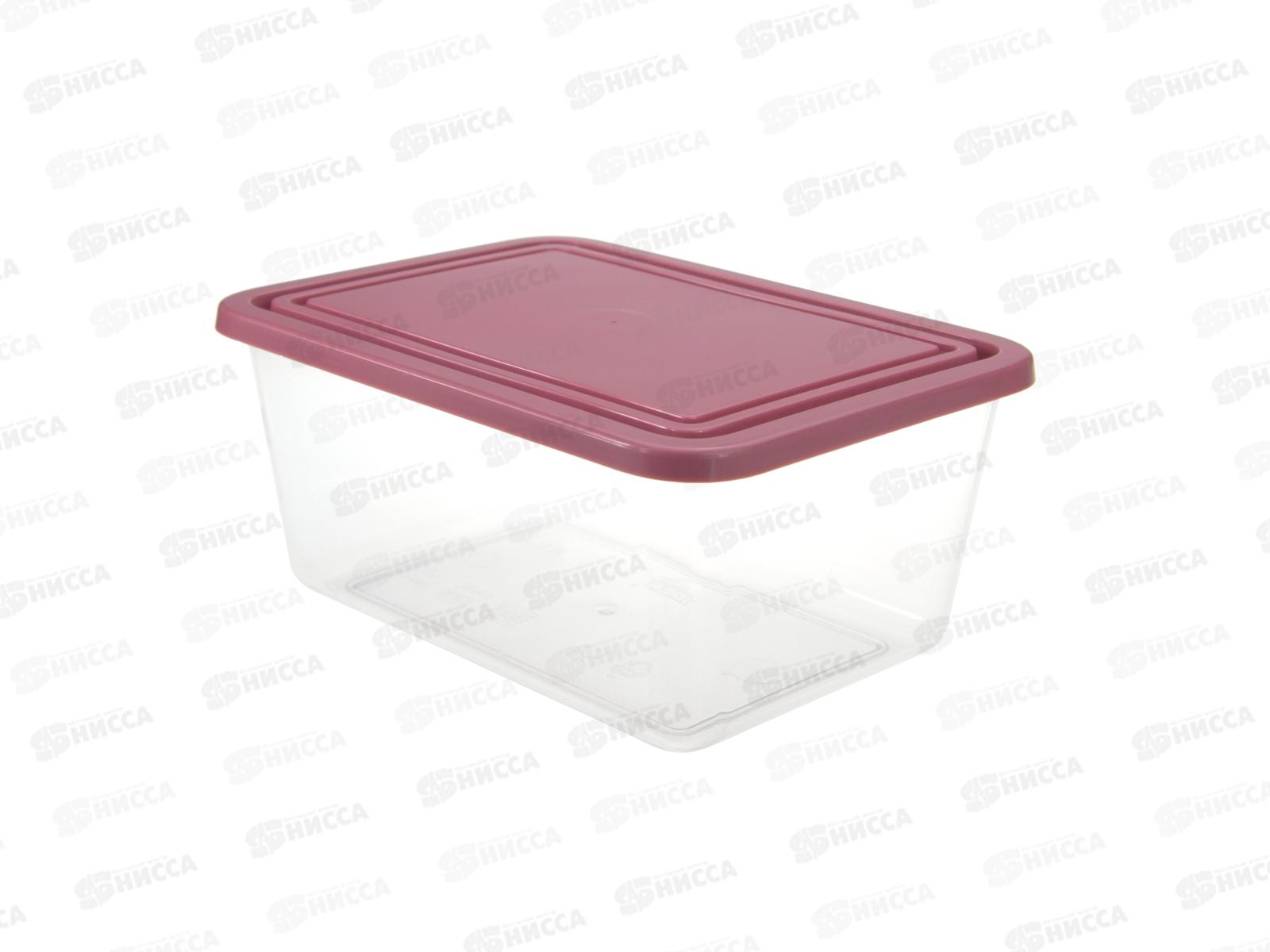 Емкость для продуктов прямоугольная 1,2л Ягодный М1452 *40