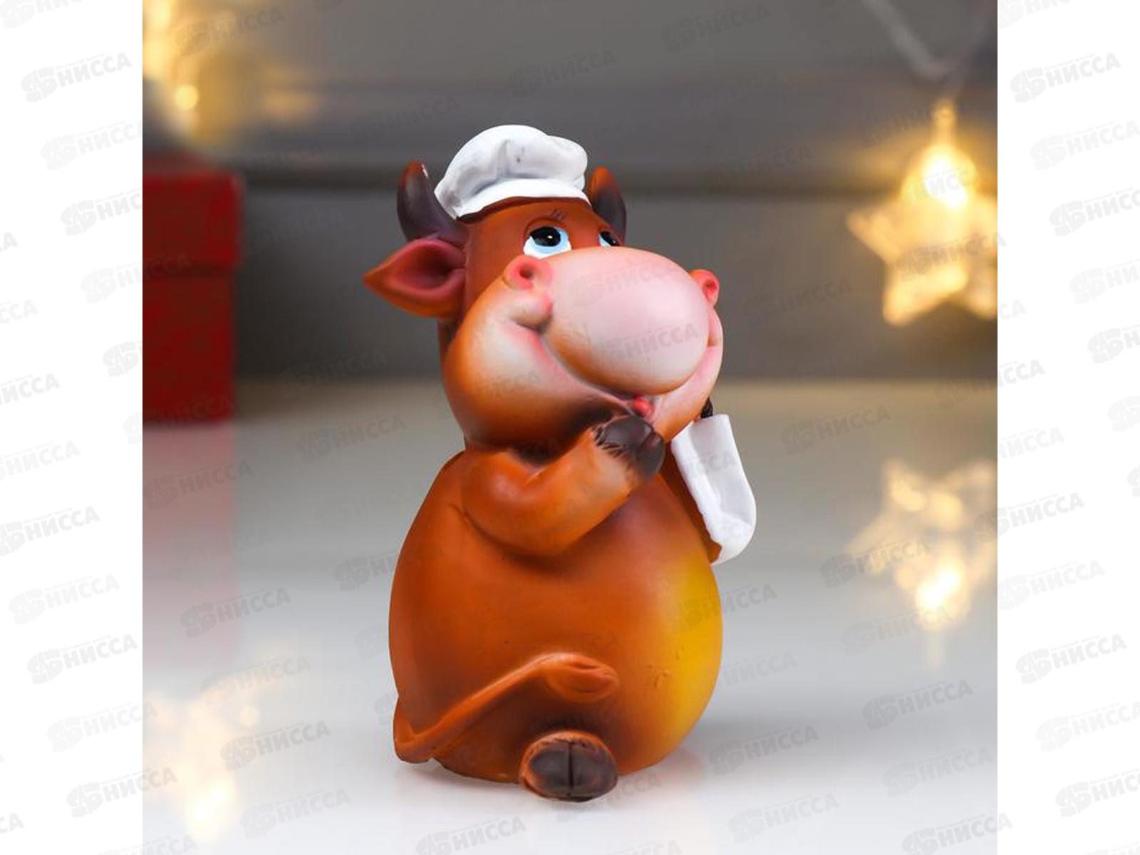 Копилка  &quotБык теленок Повар/Медик&quot 12*7,5см 4818900