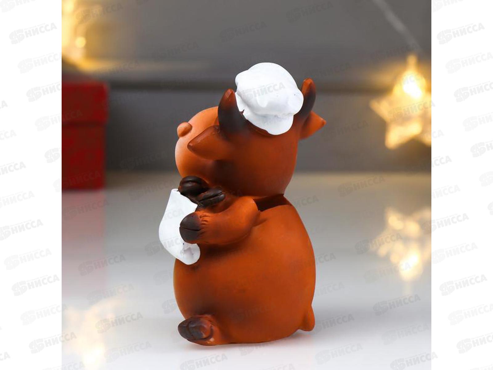 Копилка  &quotБык теленок Повар/Медик&quot 12*7,5см 4818900