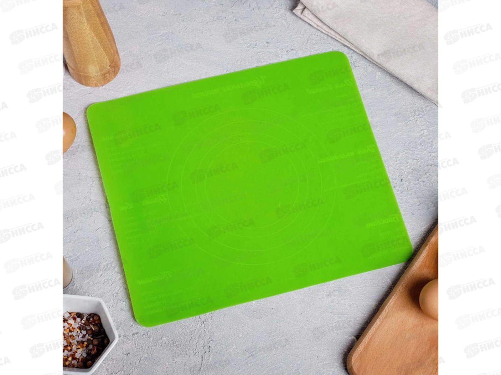 Коврик для выпечки Идеальное тесто 29*26см силиконовый 4679585