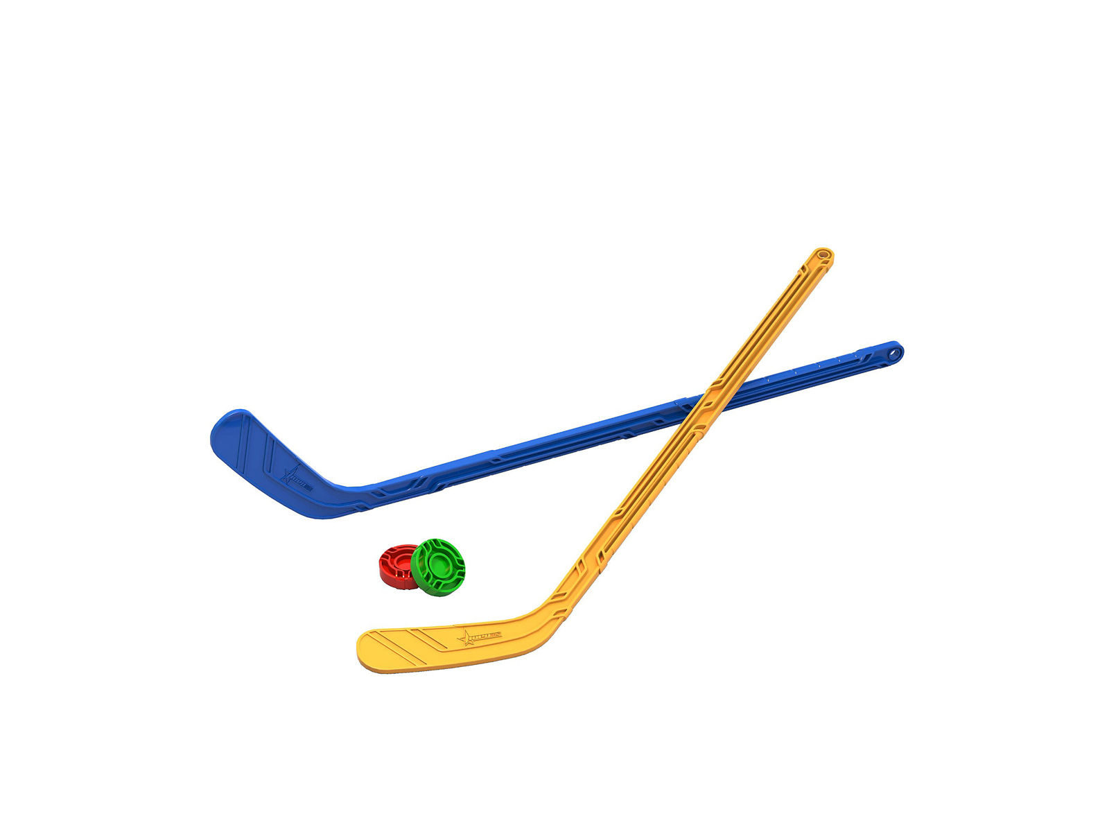 Набор &quotЮный хоккеист&quot 268 (2 клюшка + 2 шайба)  *16