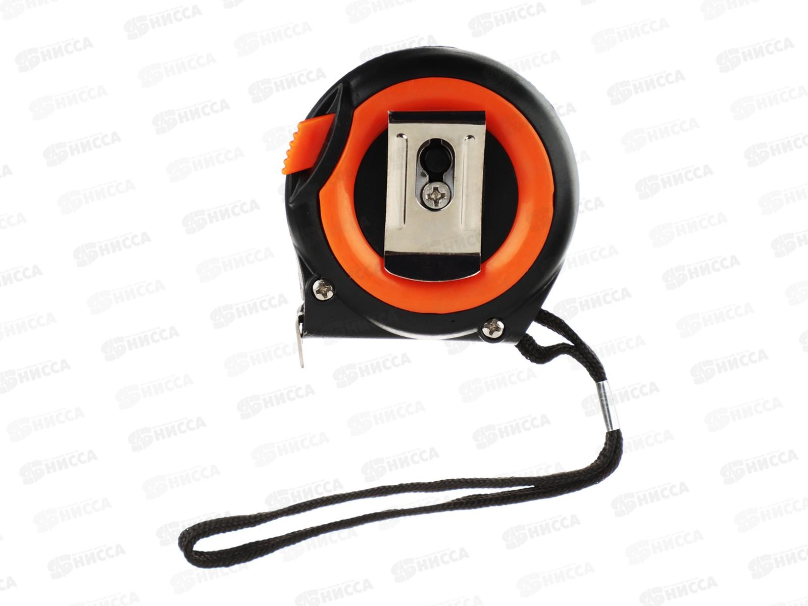 Рулетка 3м*16мм ЕРМАК Автостоп ABS пластик 658-090 г *12