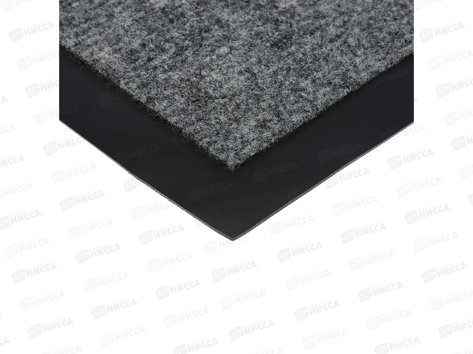 Коврик влаговпитывающий ребристый &quotTrip&quot 50*80см &quotVORTEX&quot серый 24192*10