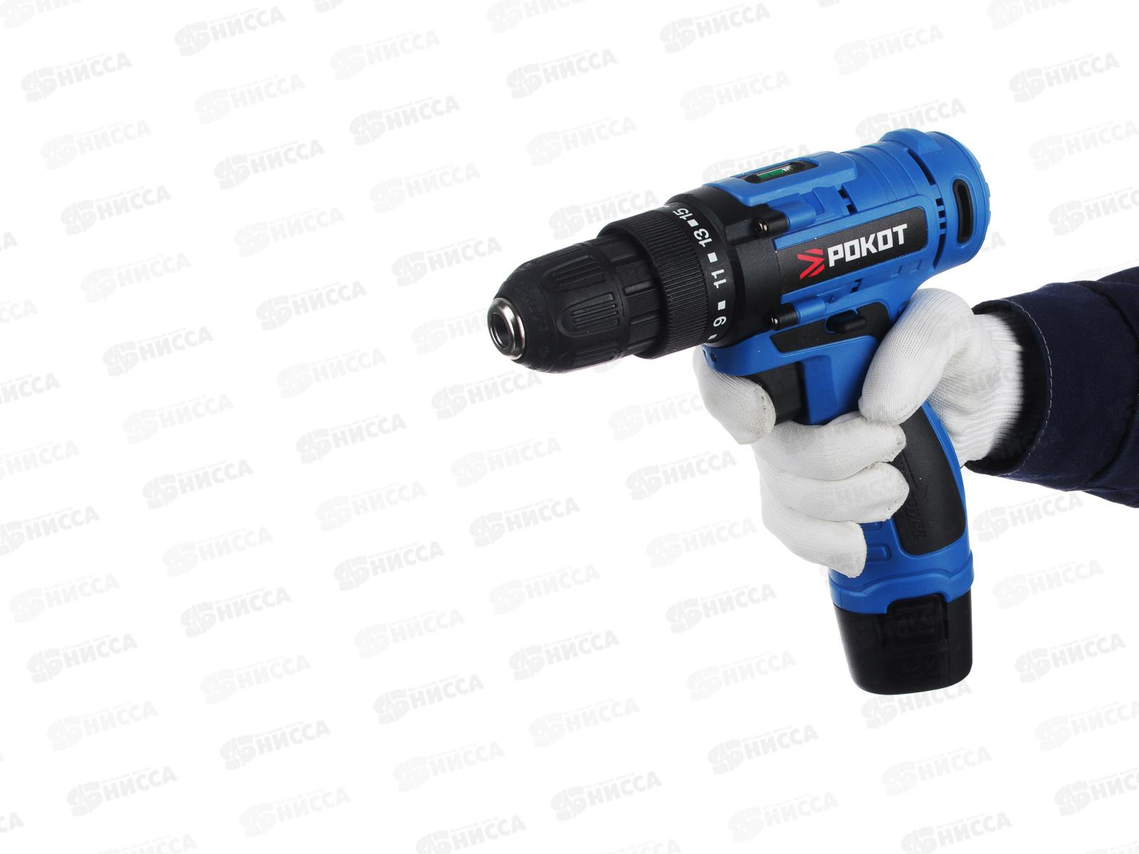 ДРЕЛЬ шуроповерт аккумуляторный  ДША-12в РОКОТ 691-012  г