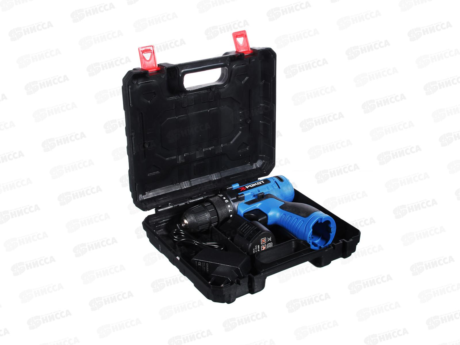 ДРЕЛЬ шуроповерт аккумуляторный  ДША-12в РОКОТ 691-012  г