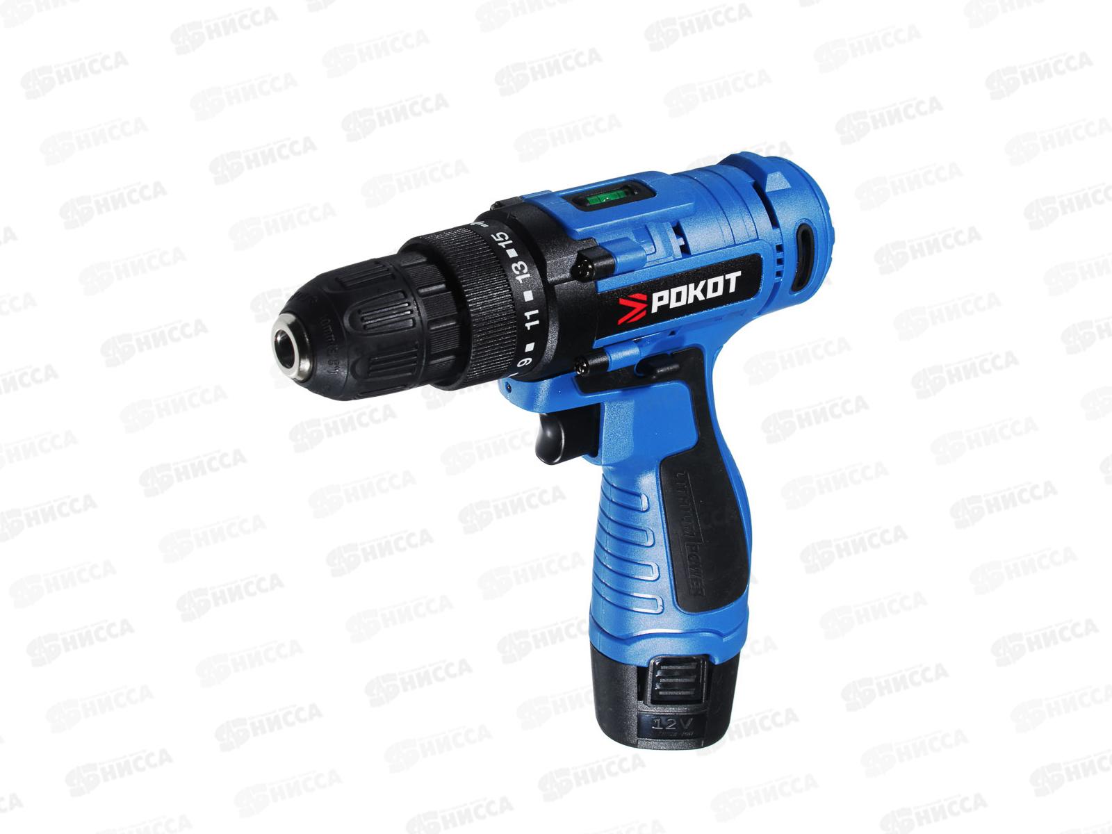 ДРЕЛЬ шуроповерт аккумуляторный  ДША-12в РОКОТ 691-012  г