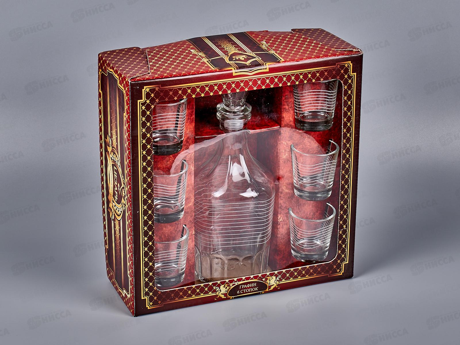 Набор для вина 7 предметов 1230-Г Мираж