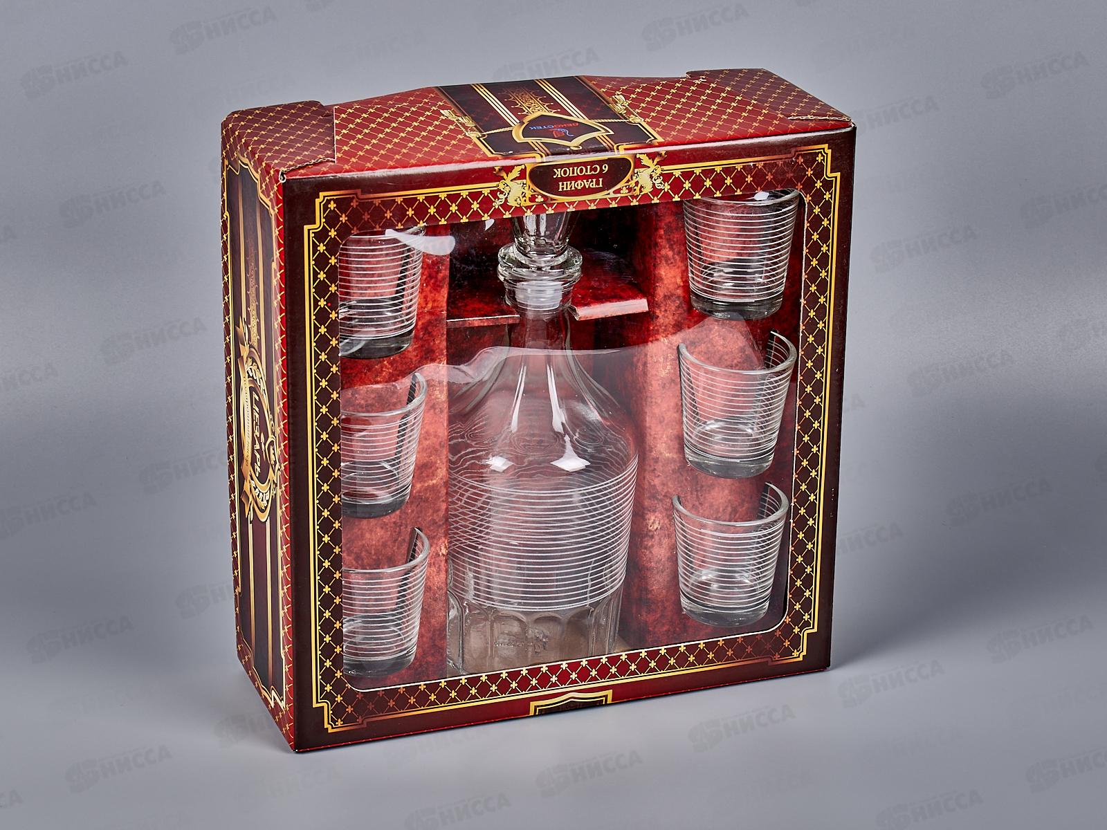 Набор для вина 7предметов 1230-Г Спираль