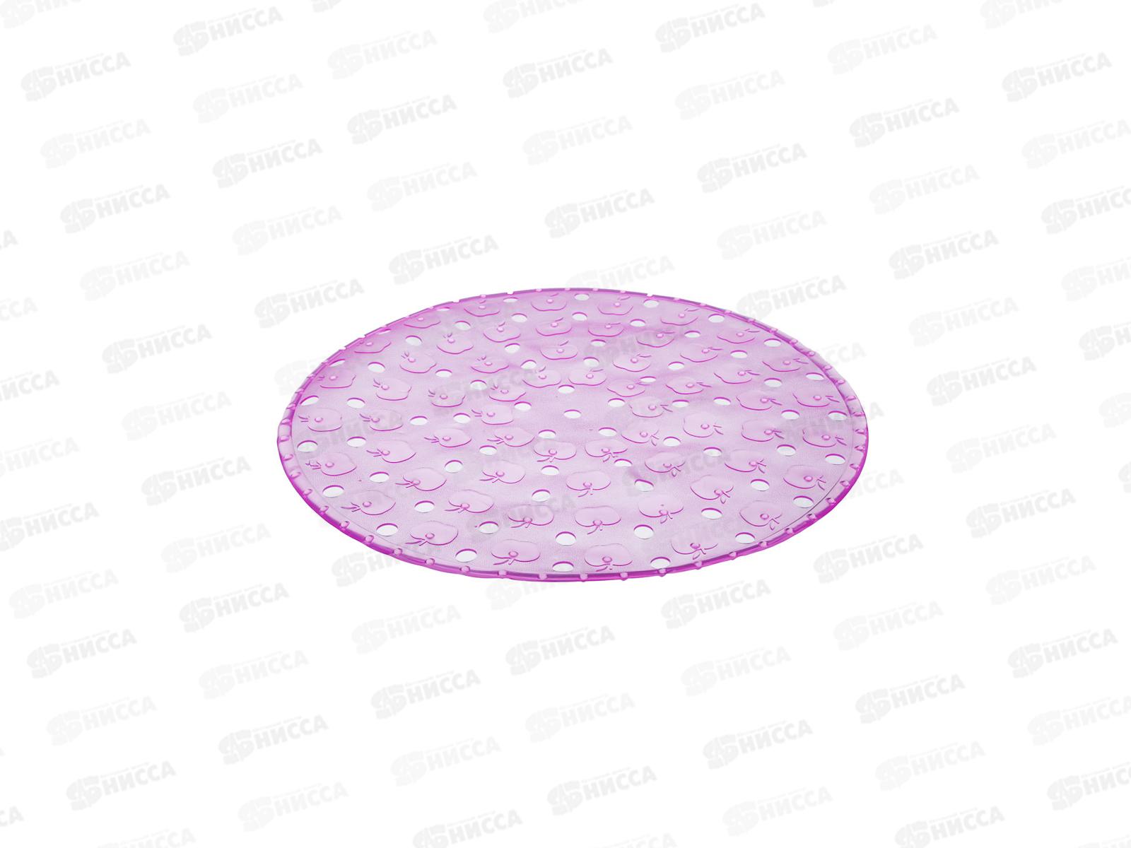 Коврик в раковину противоскользящий &quotЯблоки&quot 32см 462-090 г