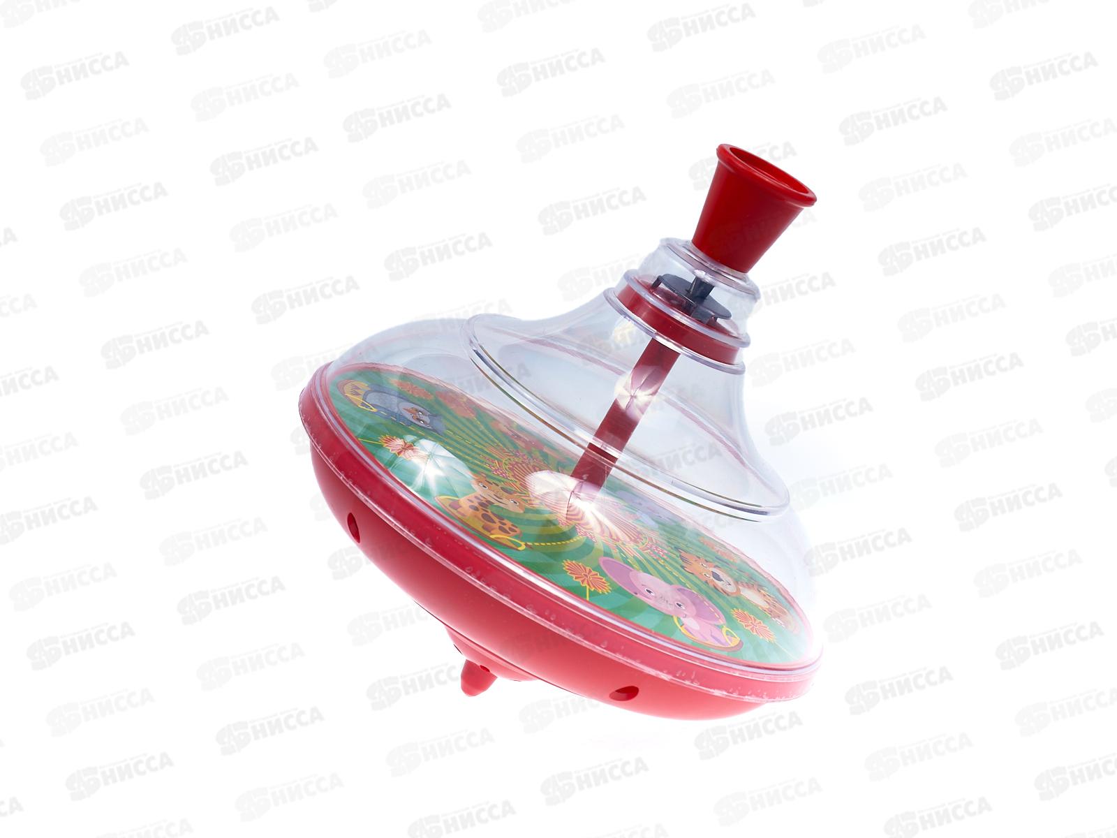 Юла прозрачная &quotElefantino&quot Зоопарк, красный, IT106255 в сетке