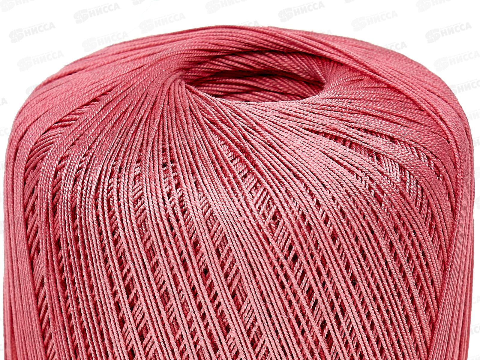 Пряжа Денди хлопок 100% 50гр 330м брусника 088 *10