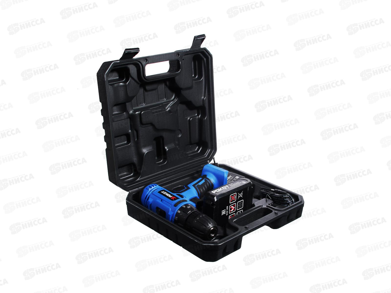 ДРЕЛЬ шуроповерт аккумуляторный ДША-18в РОКОТ 691-015  г