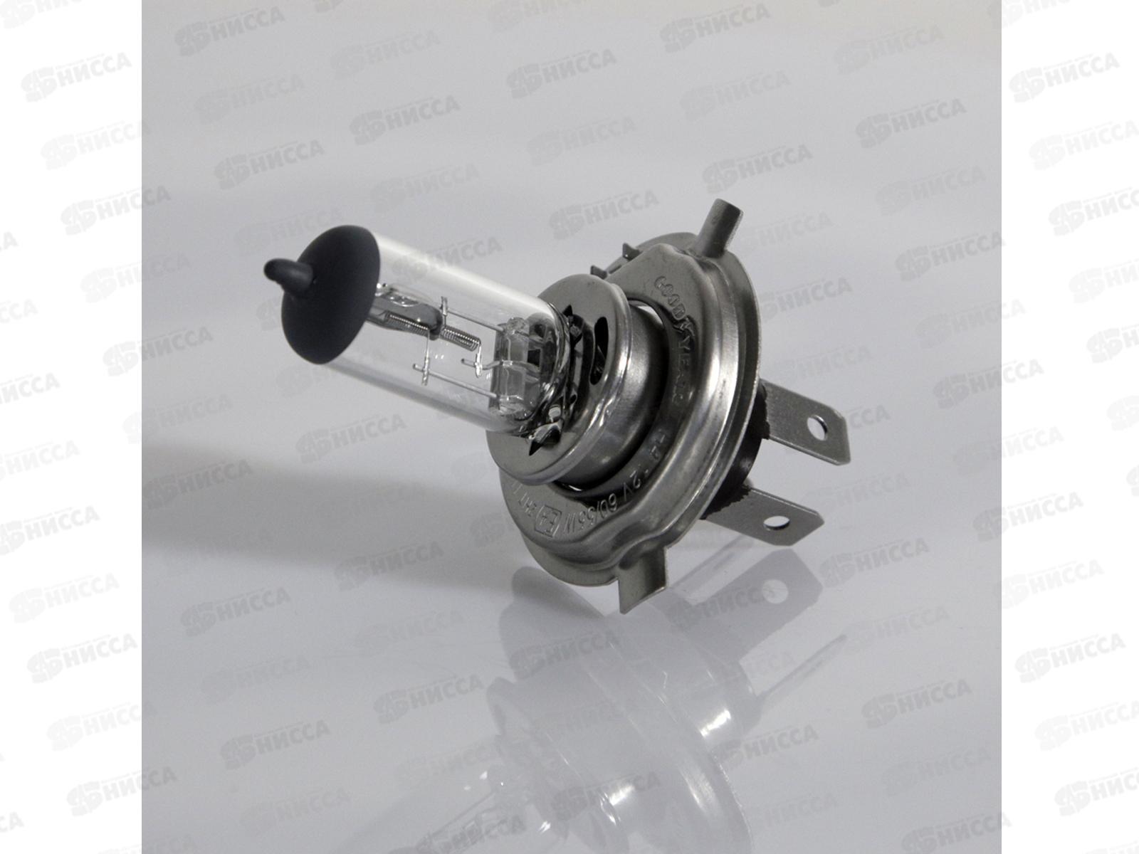 Лампа автомобильная галогенная Goodyear Н4 12V 60/55W P43t