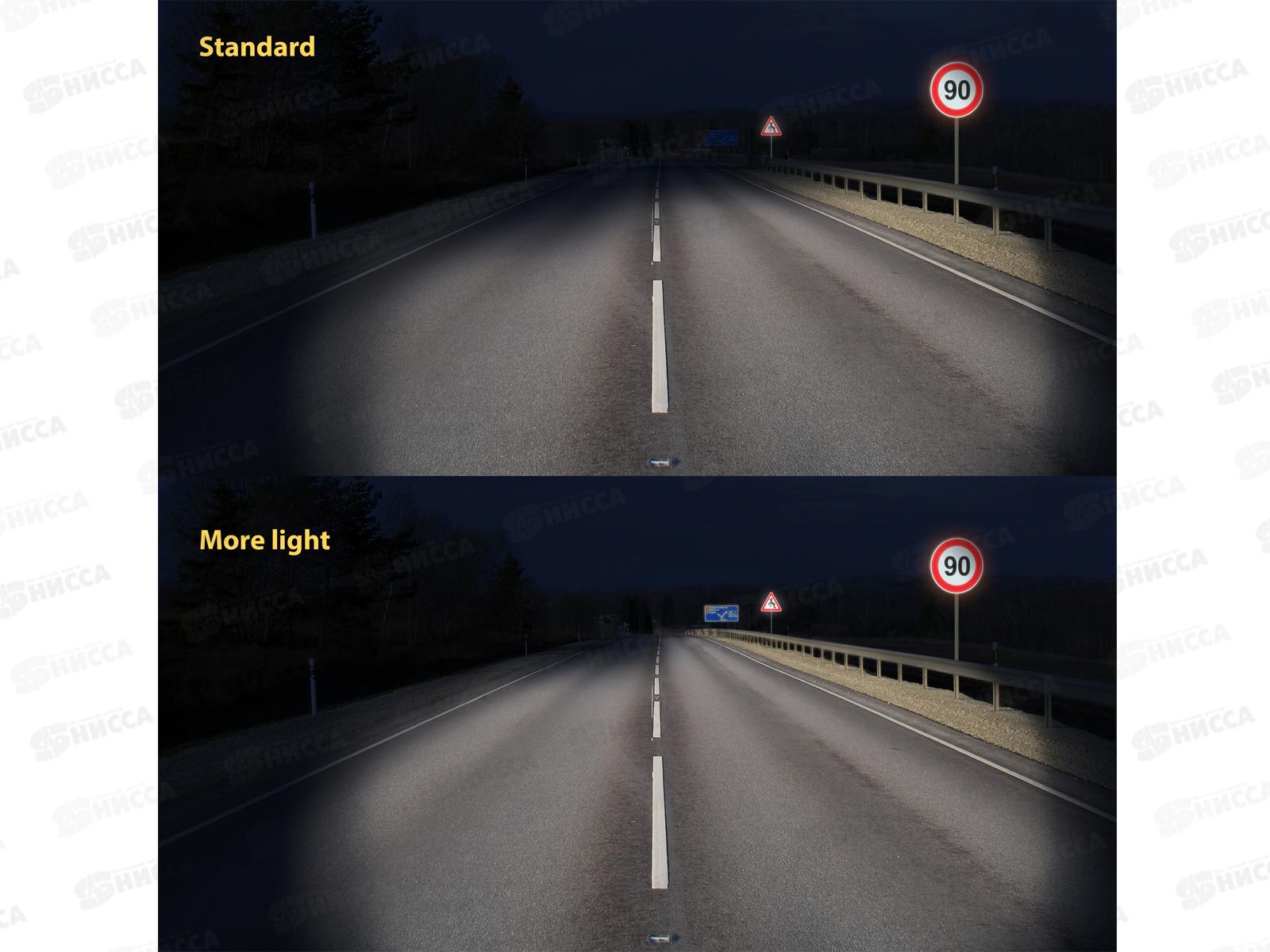 Лампа автомобильная галогенная Goodyear Н4 12V 60/55W P43t