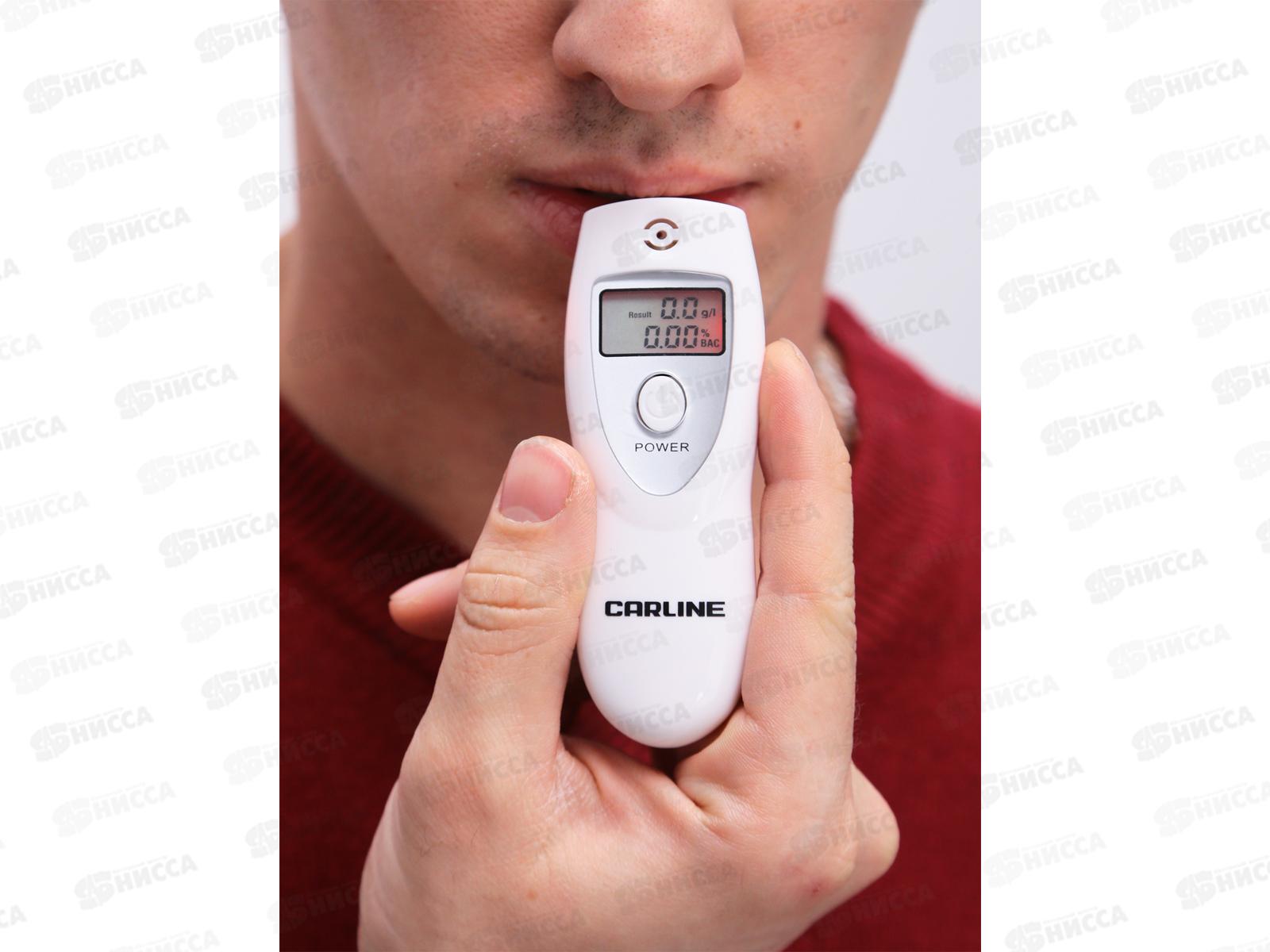 Алкотестер CARLINE ALCO-100 без мундштука (2*AAA)
