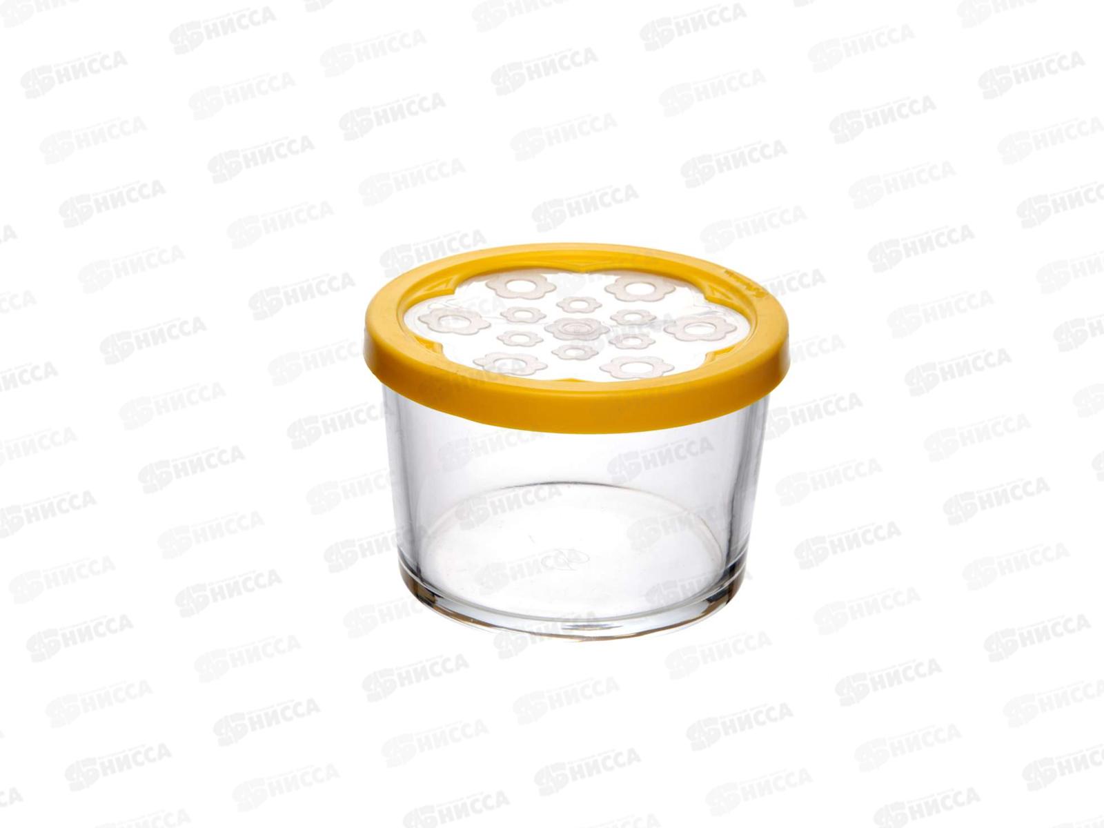 Набор банок Бейзик для хранения  220мл 3шт 98740B1(белый,желтый,фуксия) *6