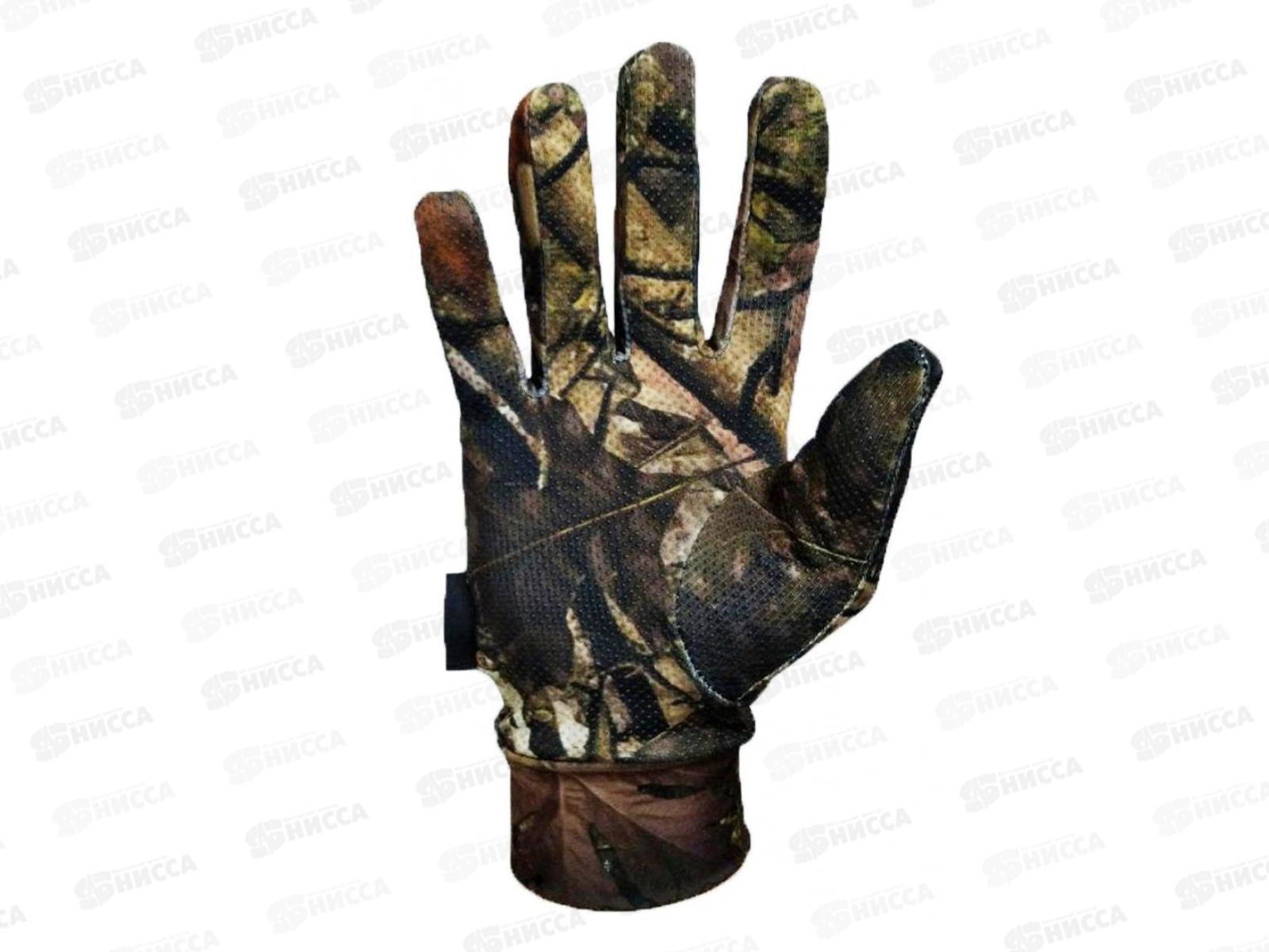 Перчатки трикотажные КМФ лес размер-L HS-HY-Z08-L Helios 196143