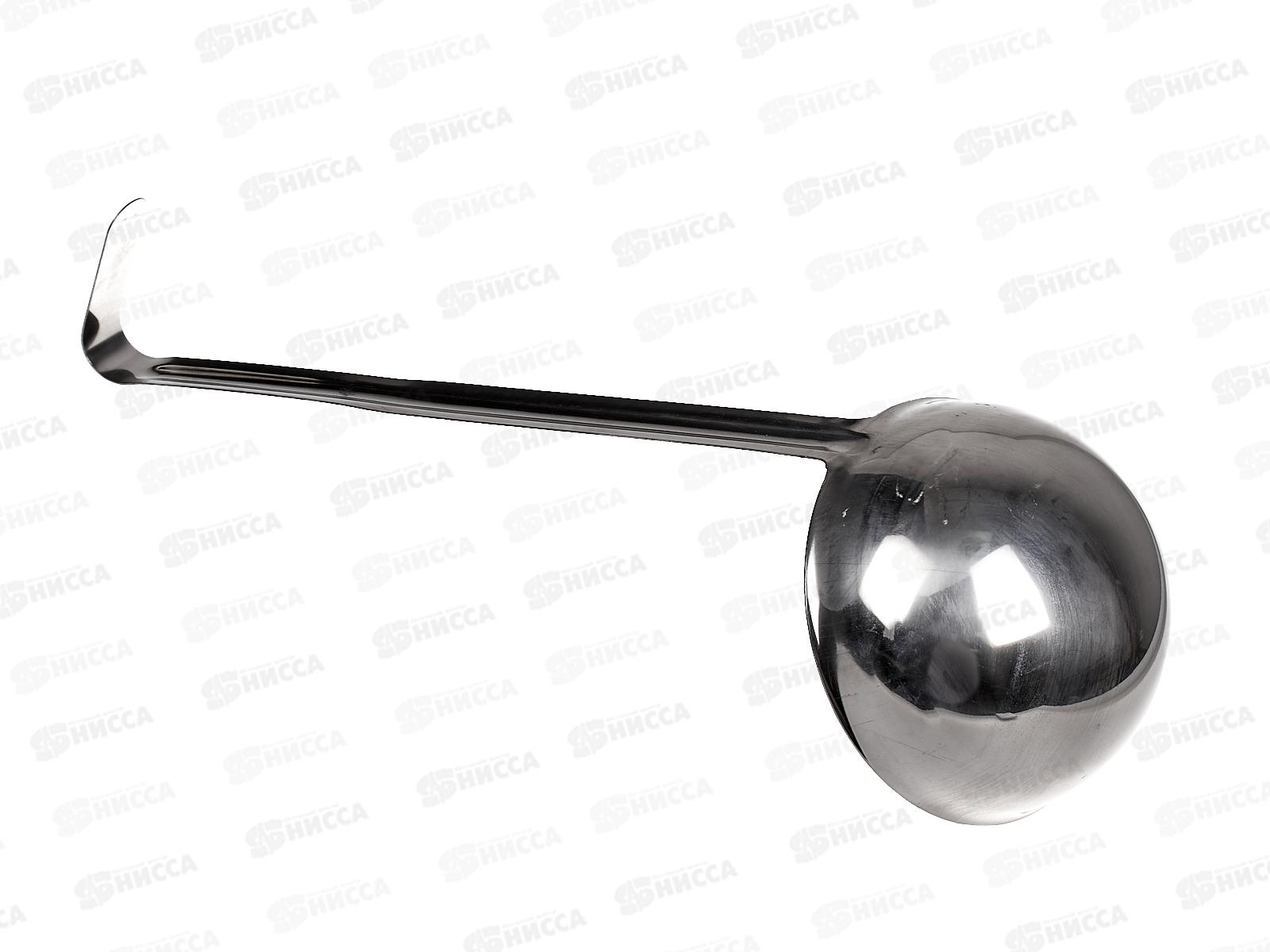 Половник сталь 500мл d-14см профессиональный цельнотянутый длинная ручка 35см 0051