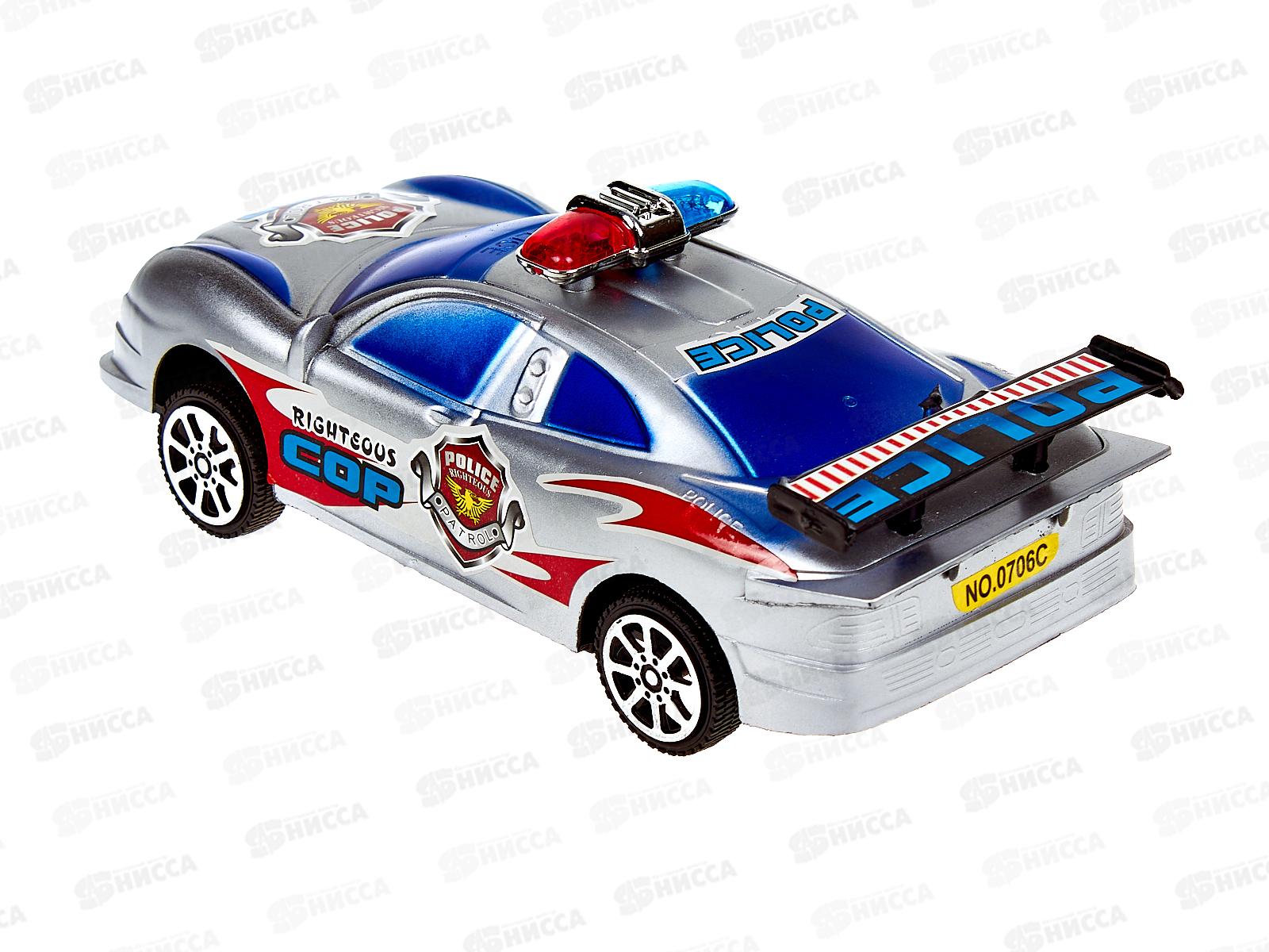 Машинка гонка 0706 полиция инерционная (039798)  Ж