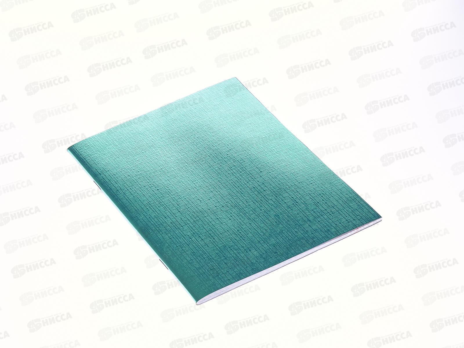 Тетрадь 48листов клетка Hatber бумвинил METALLIC Мята*5/60