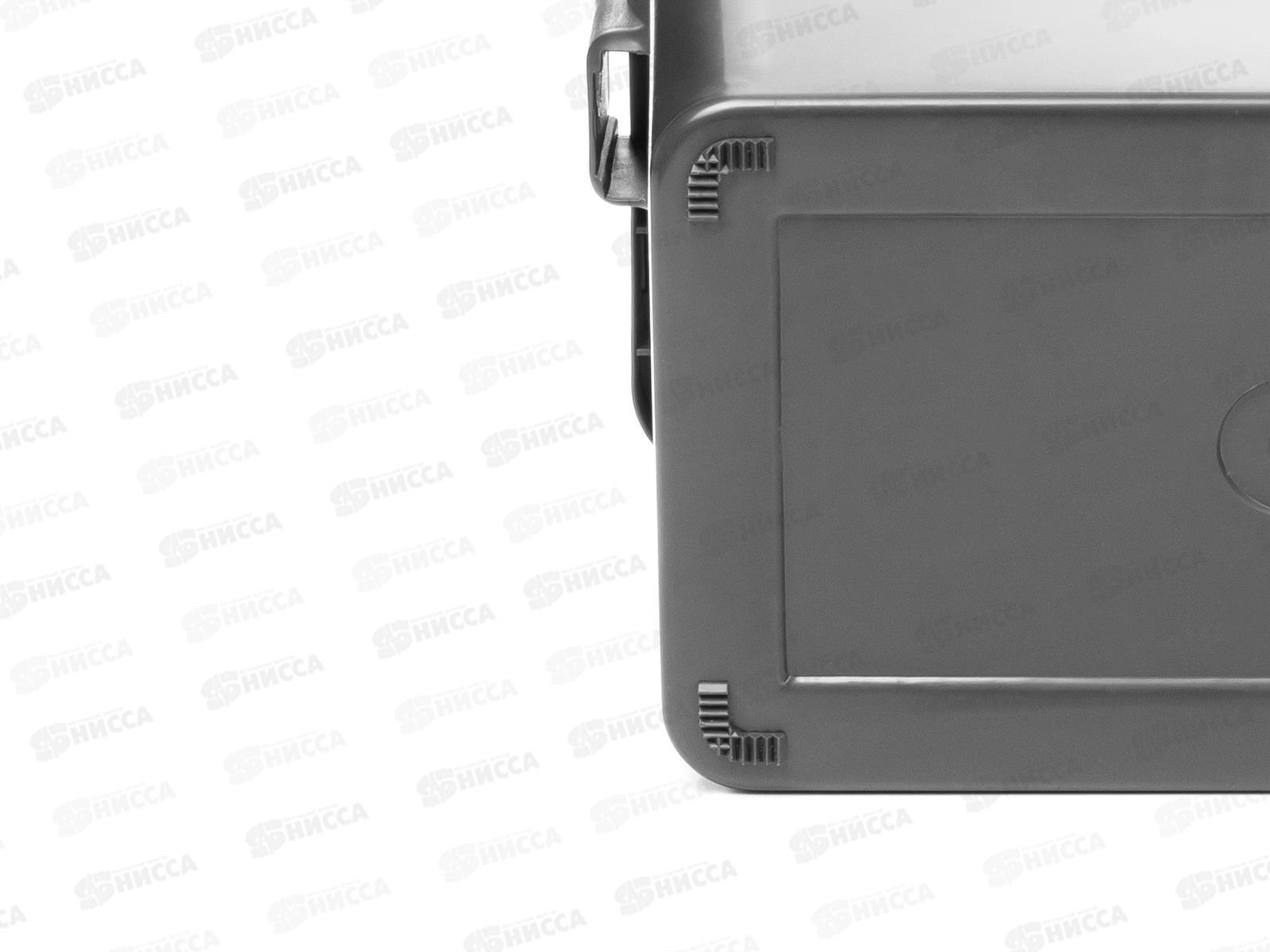 Ящик рыболовный зимний Helios серый/оранжевый 19л 276343