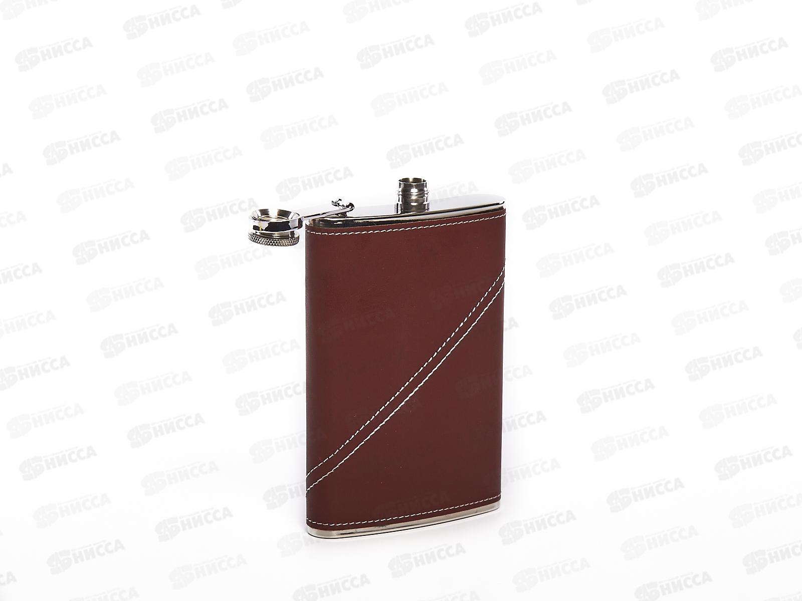 Фляжка 10 oz (300мл) (018831) в коже   Ж