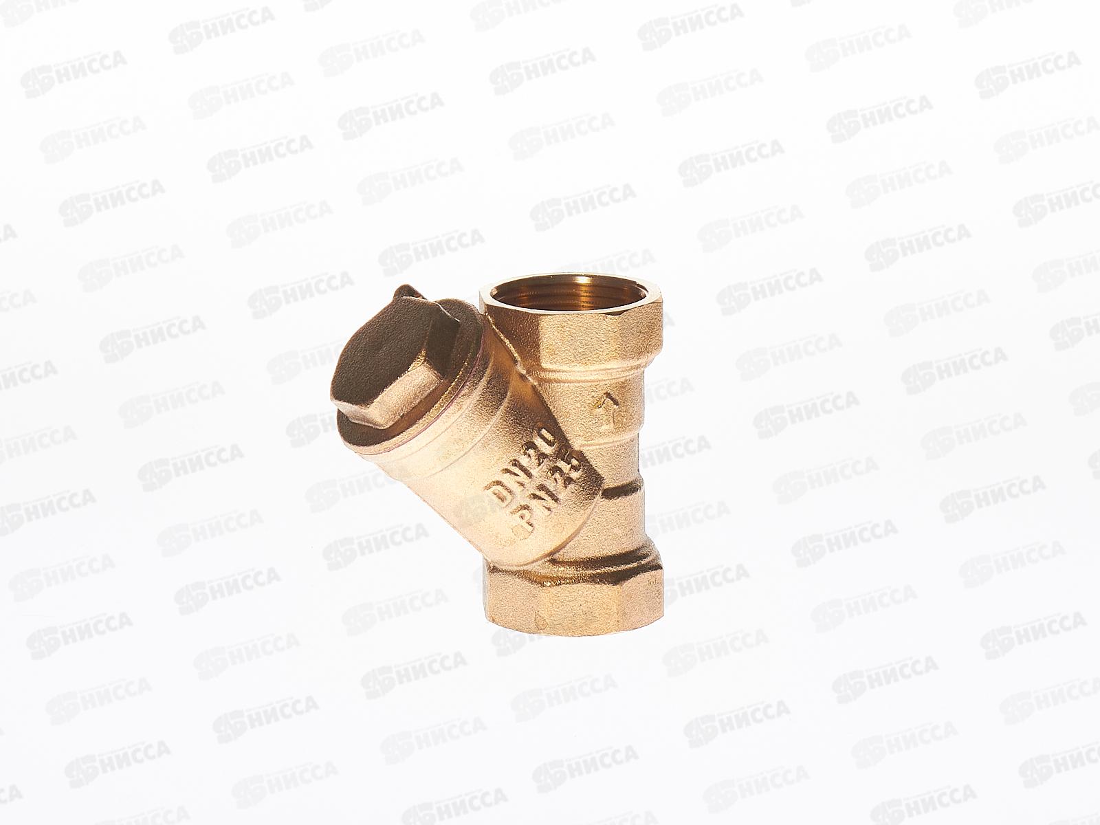 Фильтр косой  3/4&quot, латунный Эконом грубой очистки, Сантехмонтаж, RMS01 130