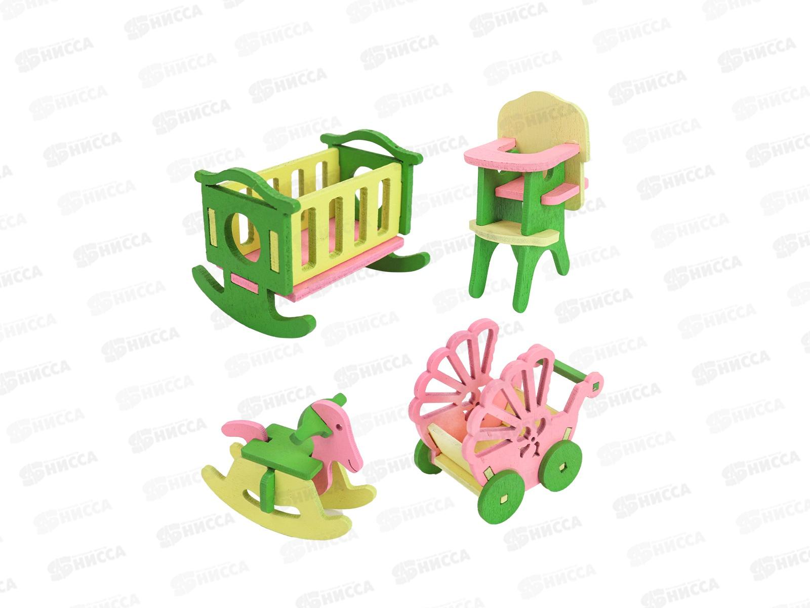 Набор мебели деревянной &quotДетская комната 2&quot 4 предмета 1853279  *24