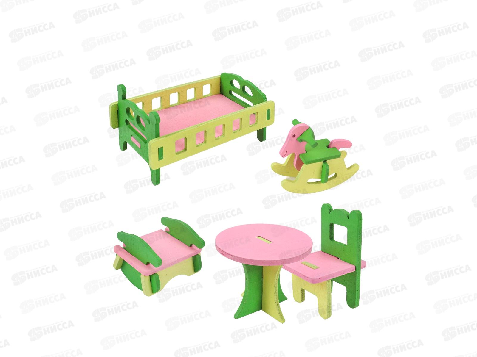 Набор мебели деревянной &quotДетская комната&quot 5 предметов 1853256  *24