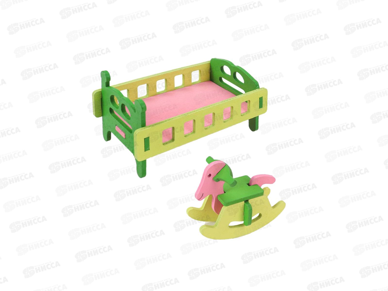 Набор мебели деревянной &quotДетская комната&quot 5 предметов 1853256  *24