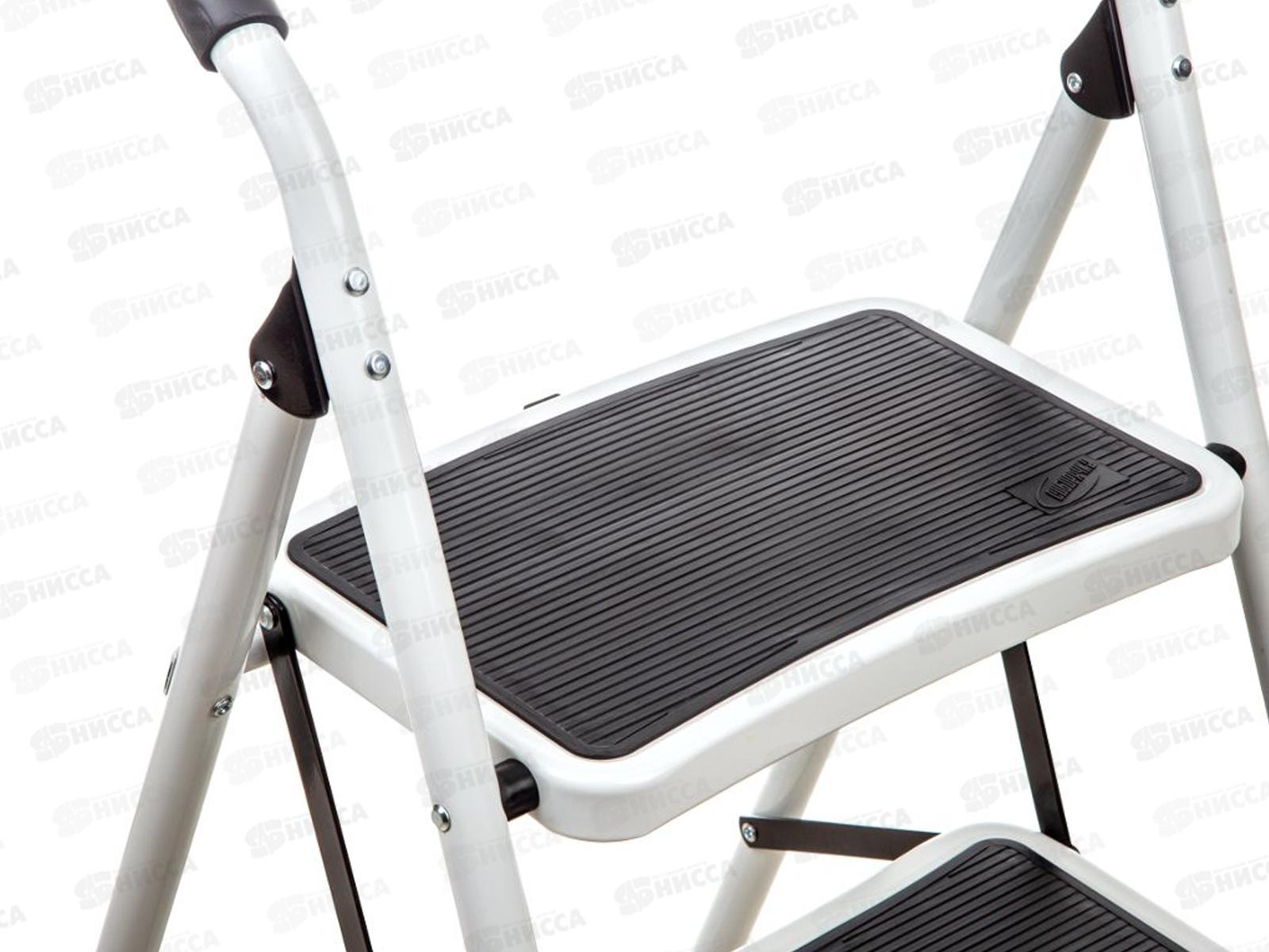 Стремянка стальная Сибирячка,  6 широких ступеней, 1.36м, Р4026F *2