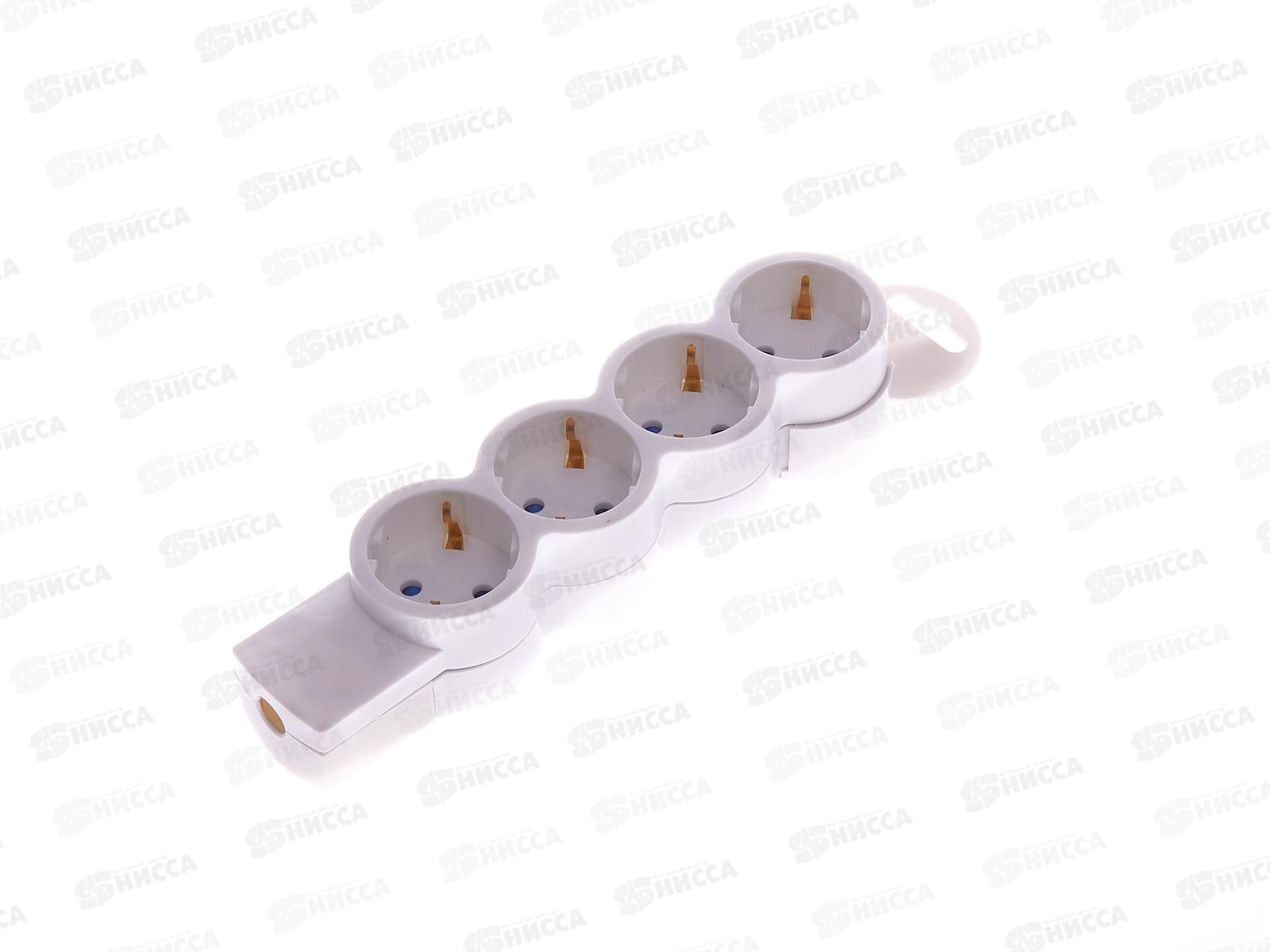 Колодка REV Quick Fix на 4гнезда , с заземлением, защитными шторками 32020