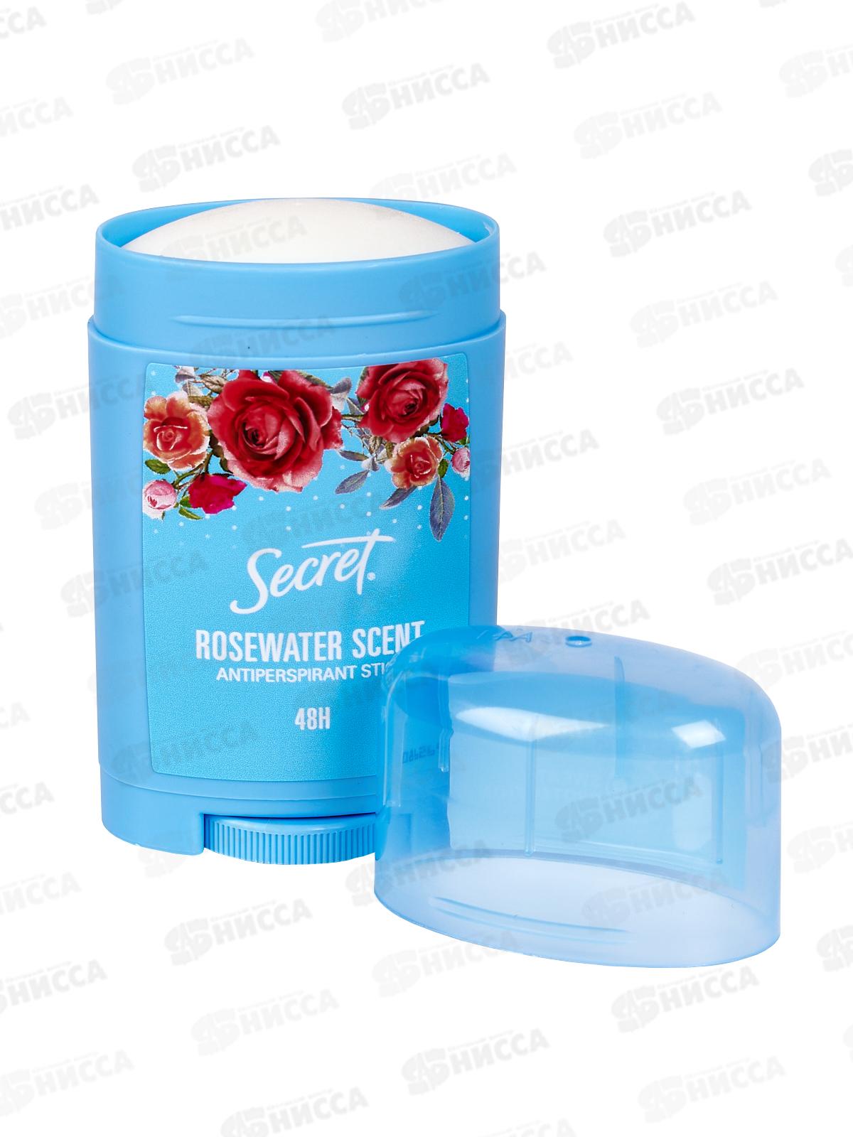 СЕКРЕТ стик 40мл Rosewater scent   *6